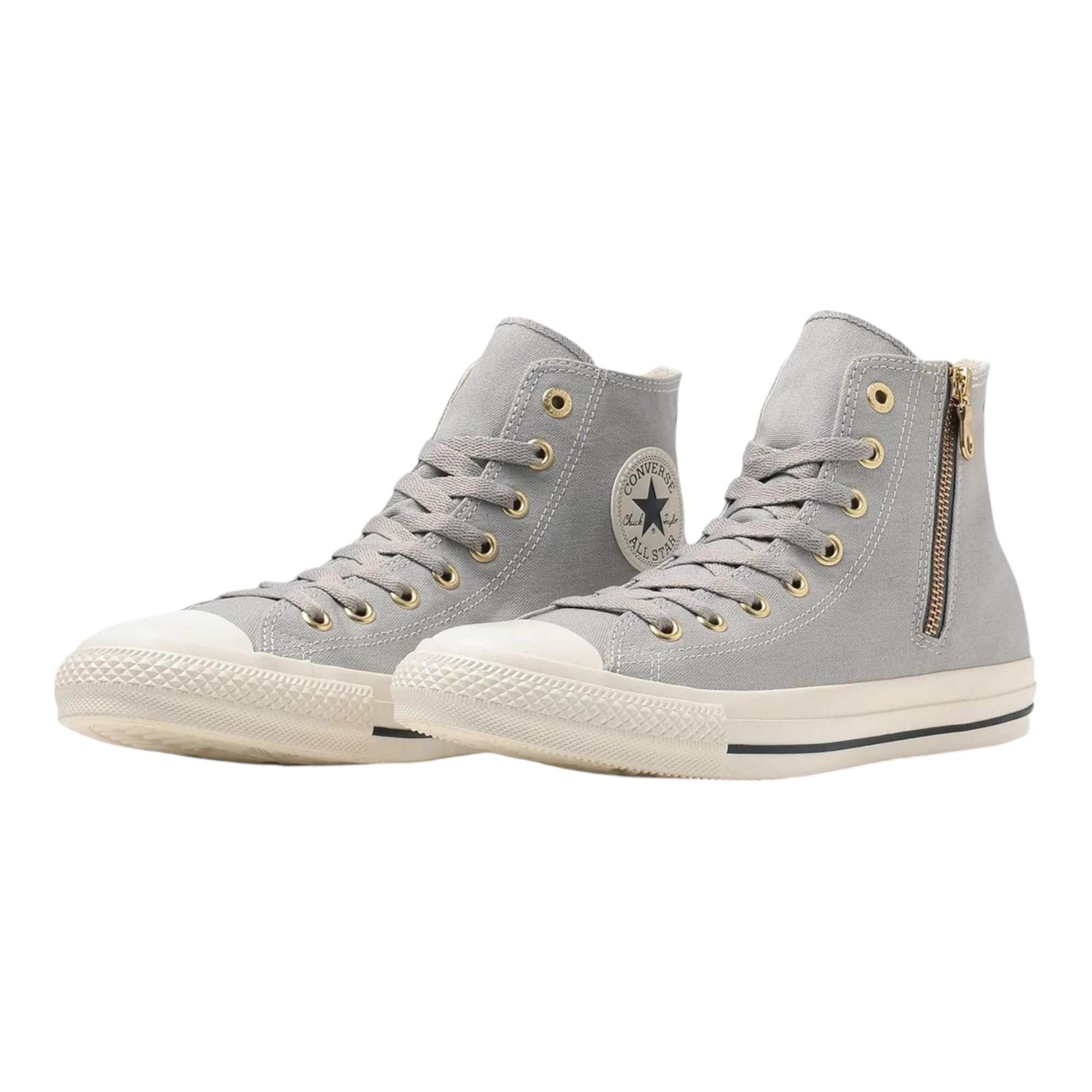 Converse All Star Canvas Shoes Unisex High-Top Light Gray