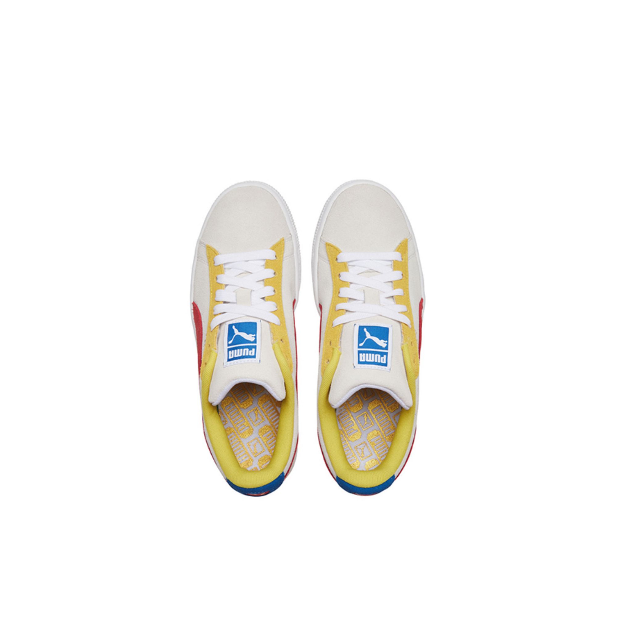 PUMA Suede Skateboard Shoes Unisex Low-top White/gray/red/yellow/blue