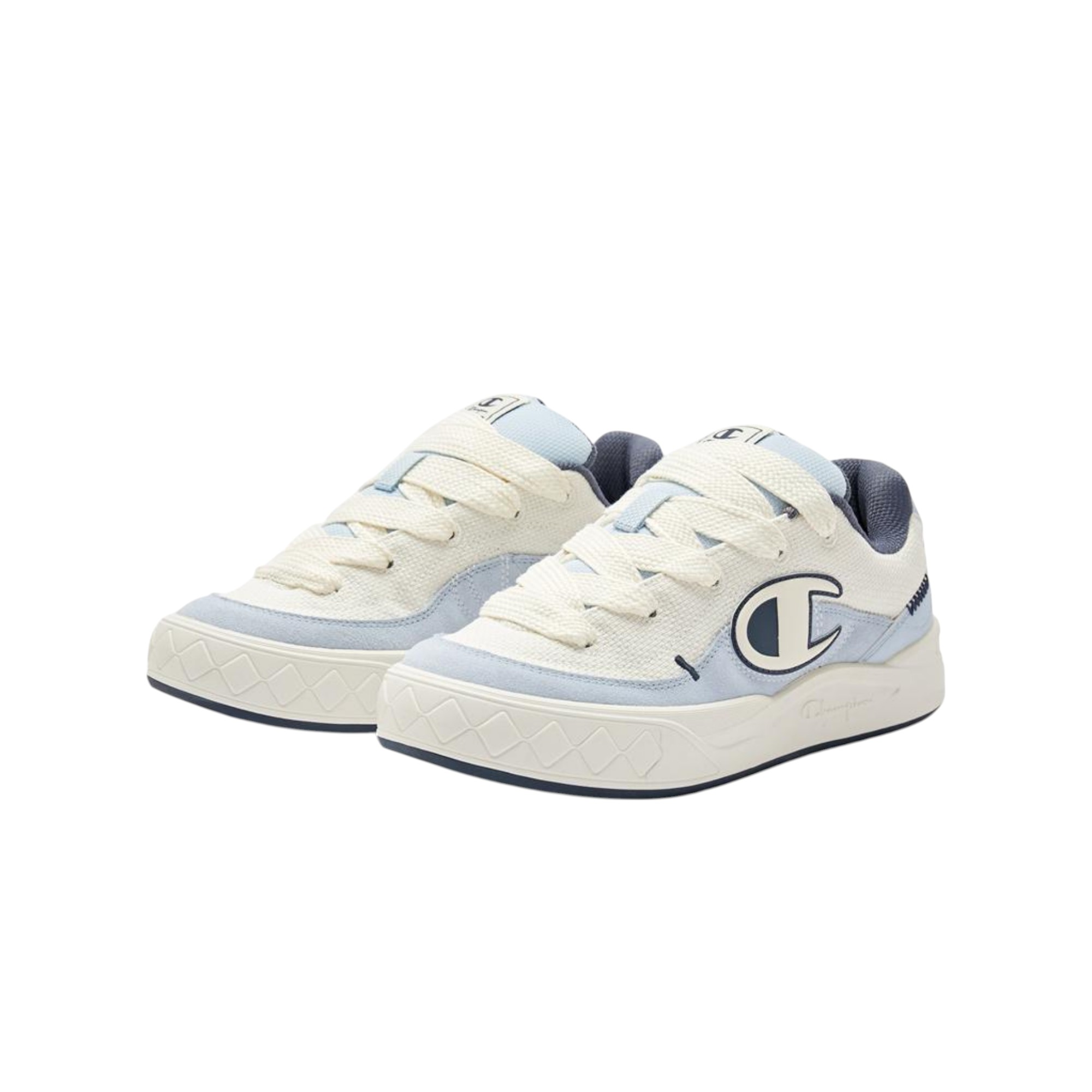 Champion Campus Skateboard Shoes Unisex Low-Top Light Blue