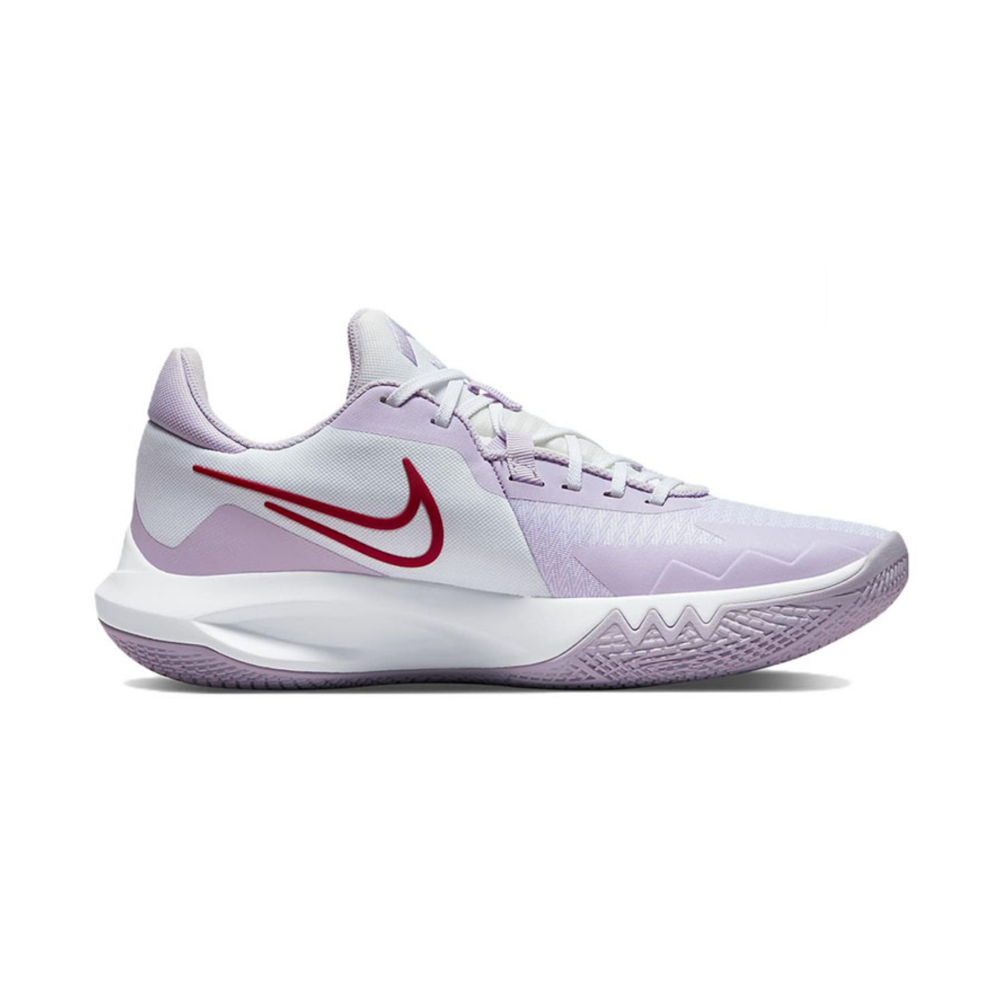 Nike Precision 6 Basketball Shoes Unisex Low-Top White/Purple