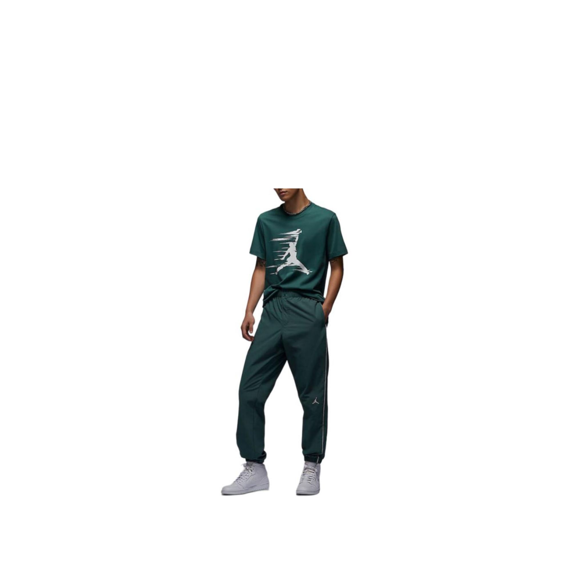 Jordan Knit Sweatpants Men Peacock Green