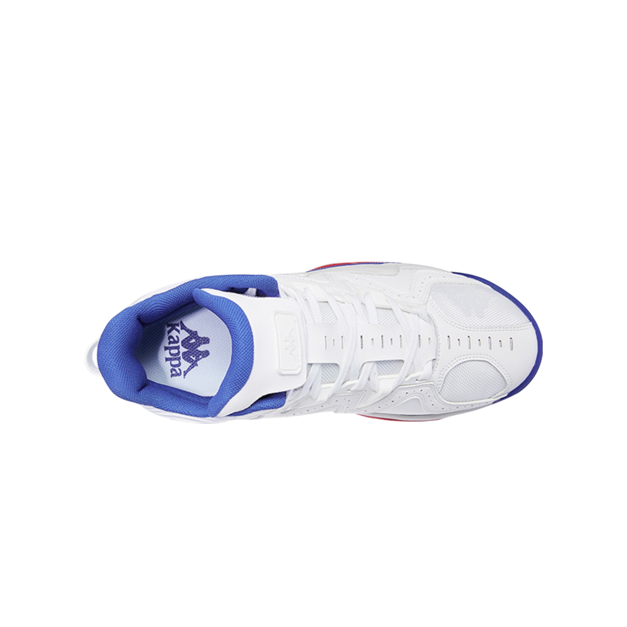 Kappa Vintage Basketball Shoes Men Mid-Top White/Blue