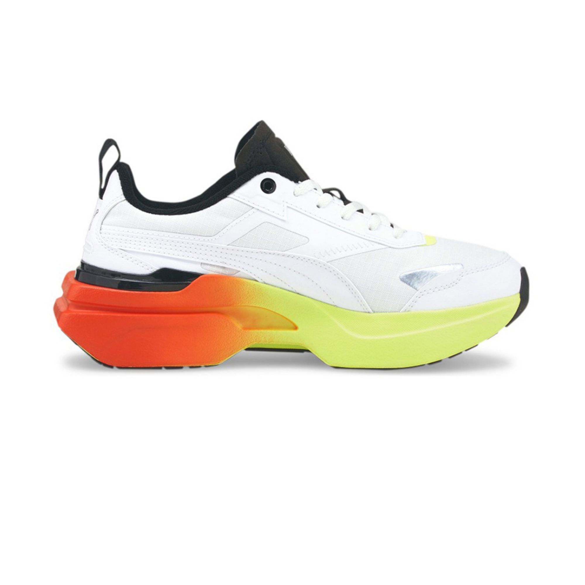 PUMA Kosmo Rider Casual Shoes Women's Low-Top White/Yellow/Red