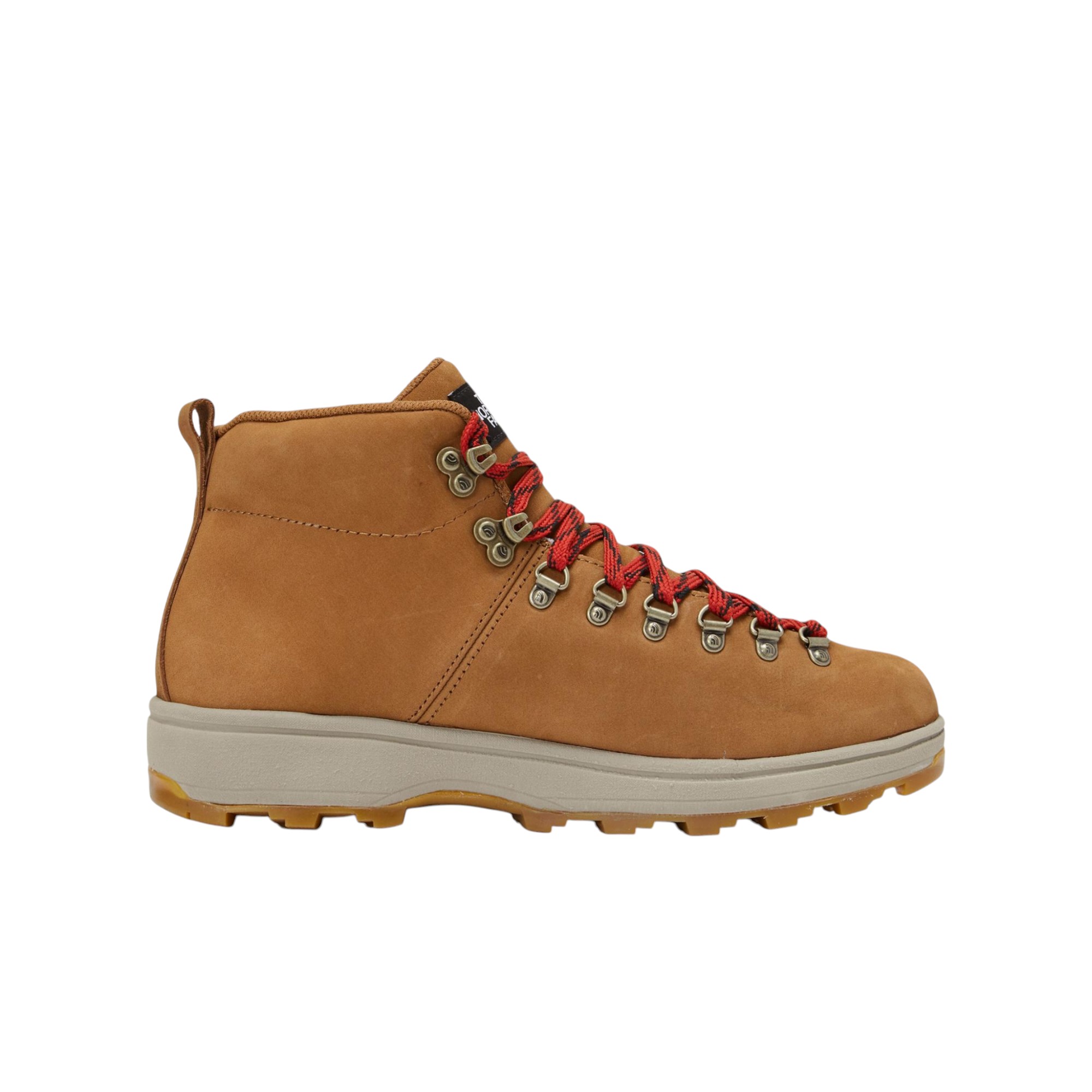 THE NORTH FACE LEATHER BOOTS Outdoor Boots Men Brown Red