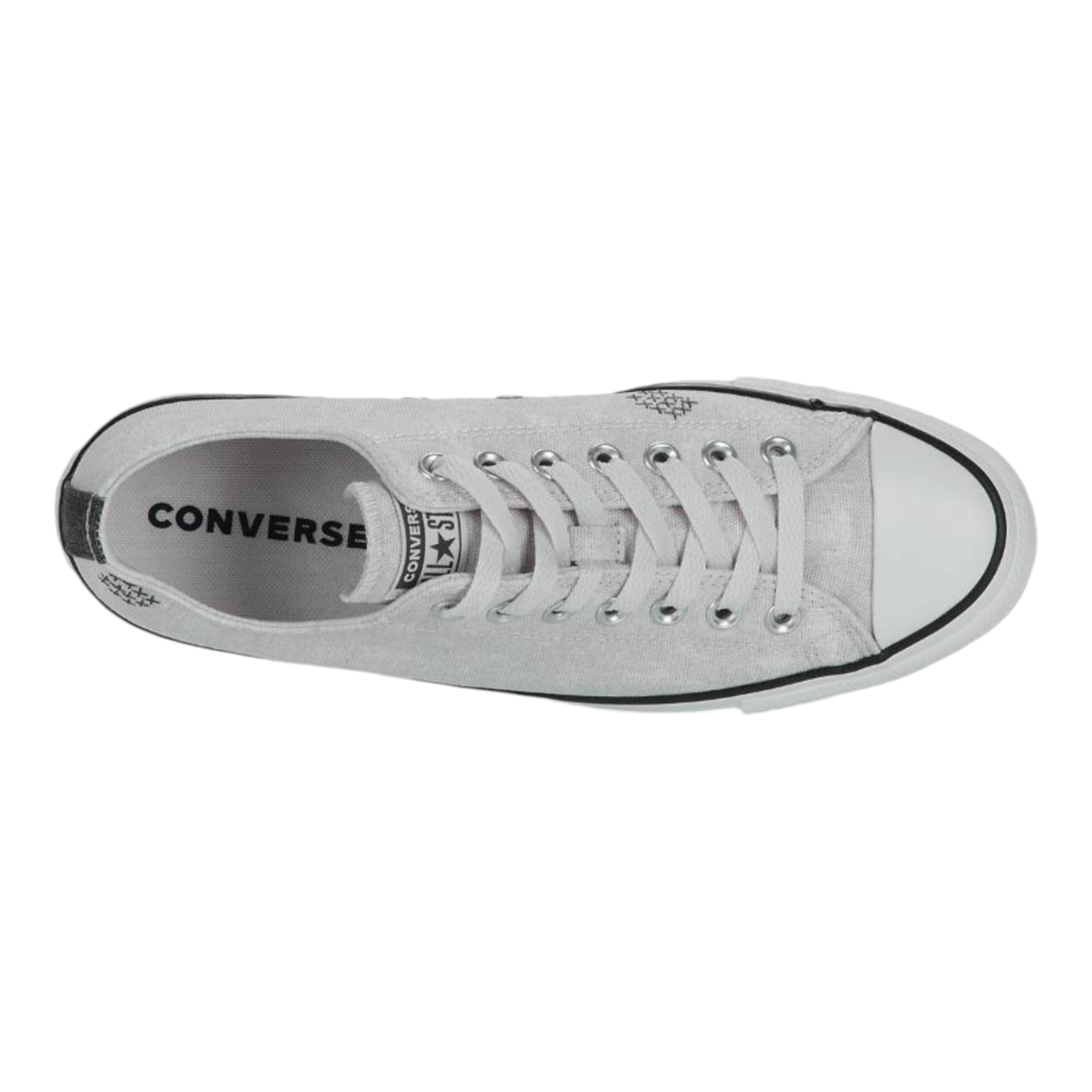 Converse Chuck Taylor All Star Canvas Shoes Men Low-Top Gray