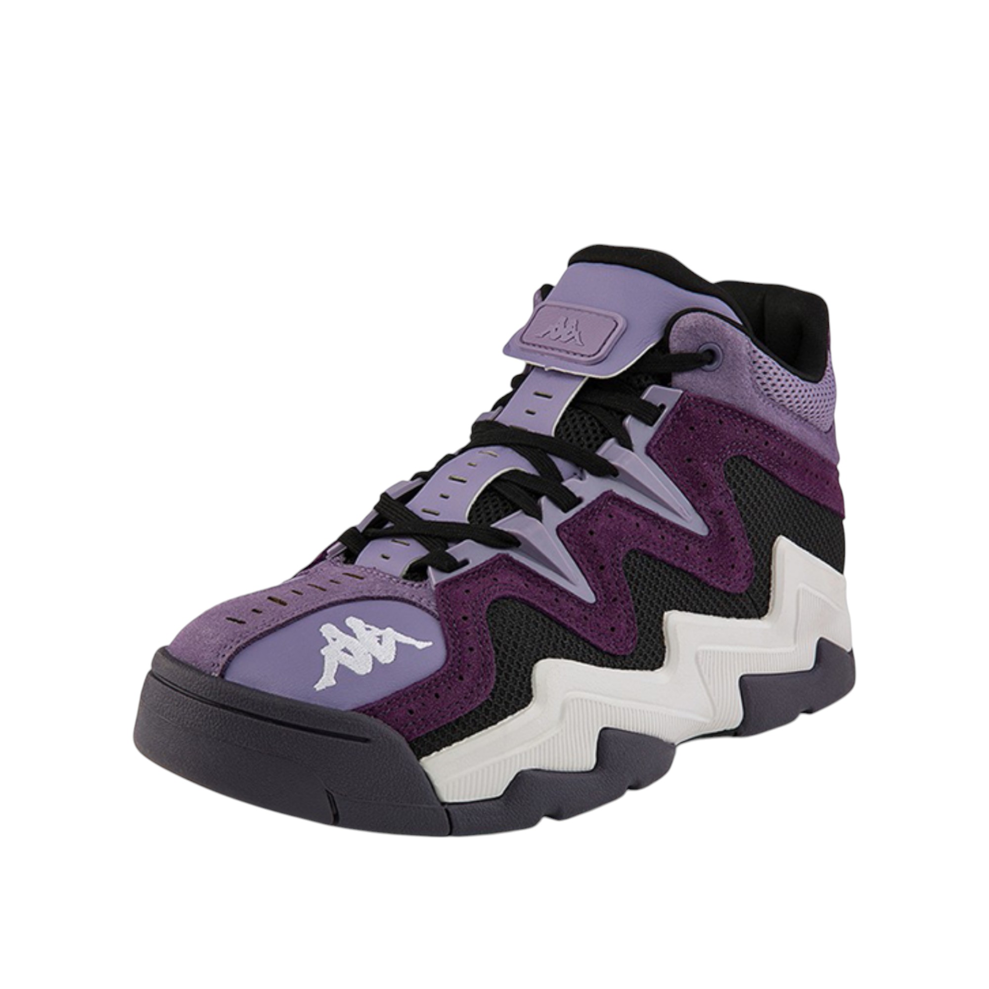 Kappa Vintage Basketball Shoes Unisex High-Top Purple/Black/White