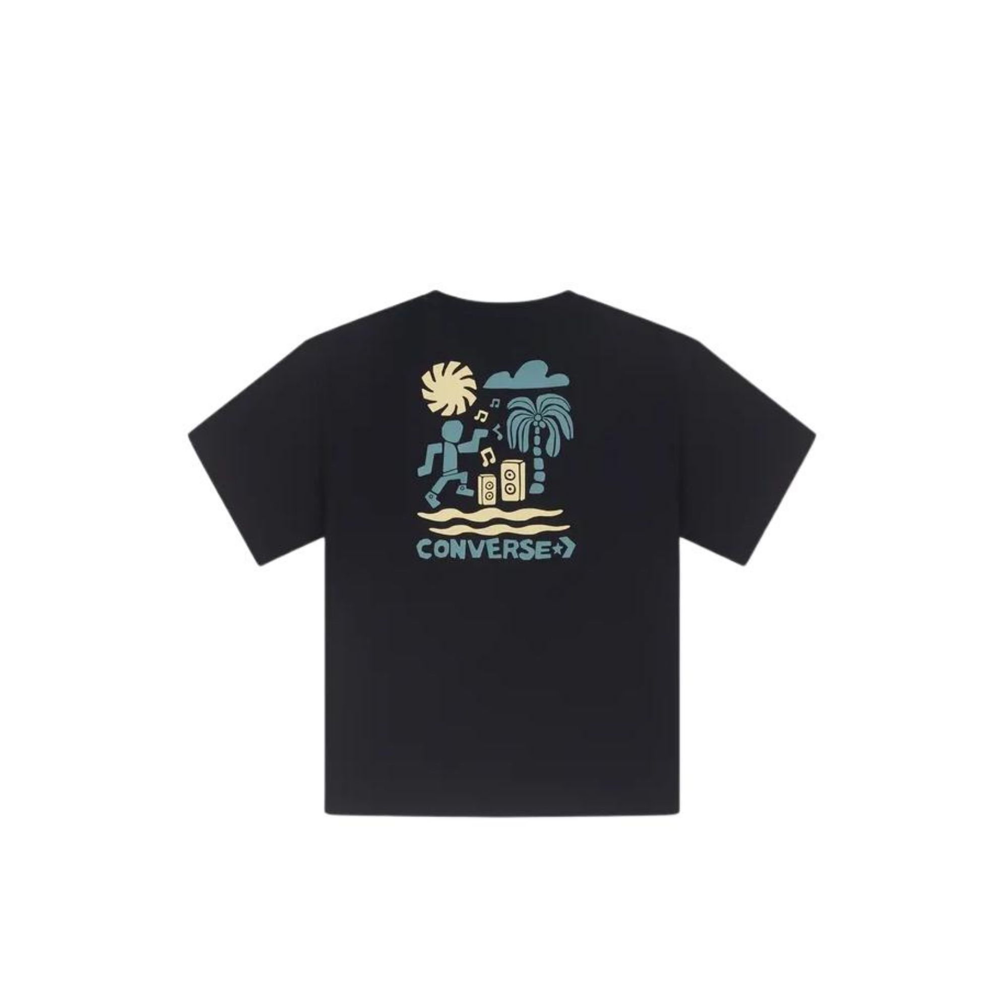 Converse Summer Play Series T-Shirts Men Black