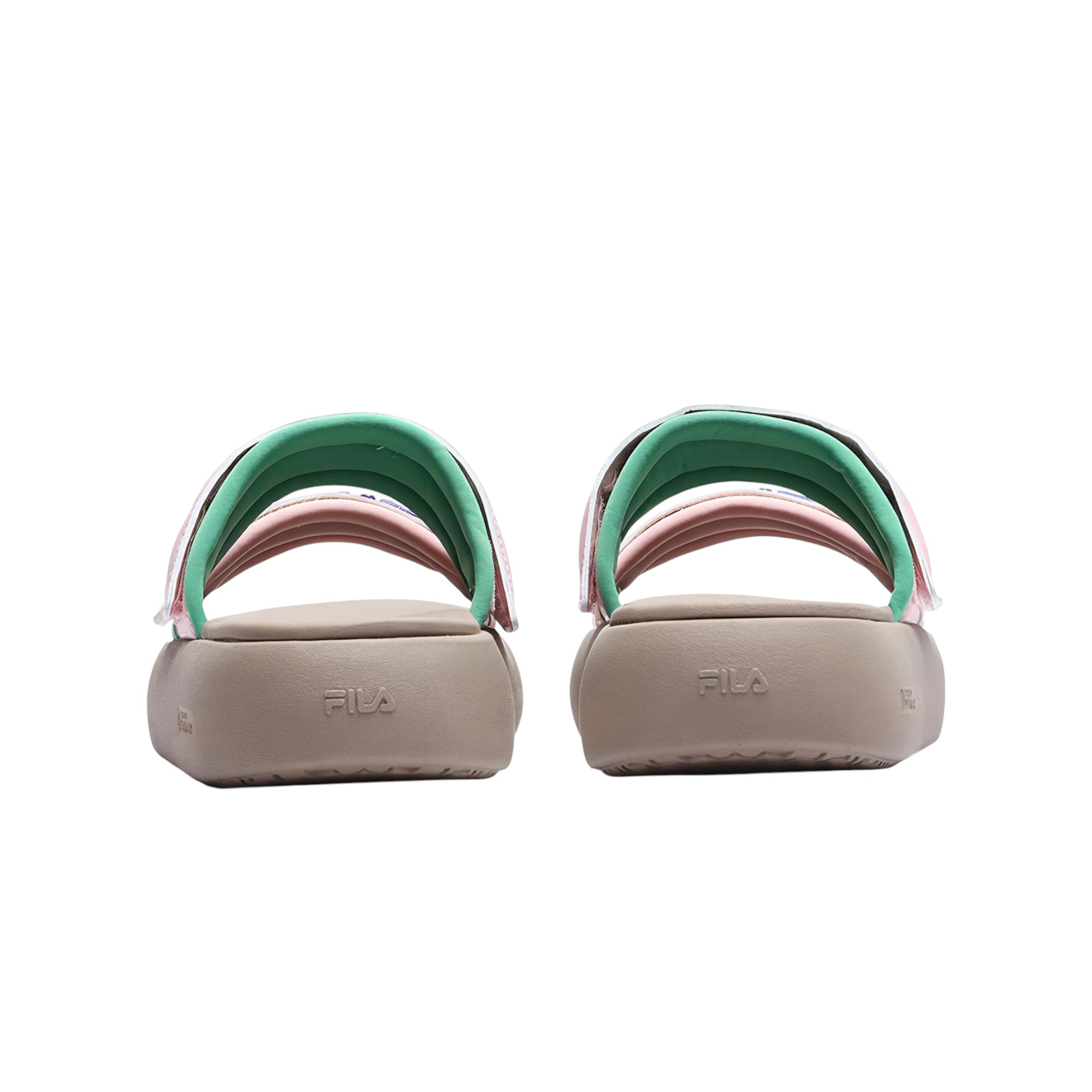 FILA DONUT Slide Slippers Women's White/Silver/Pink