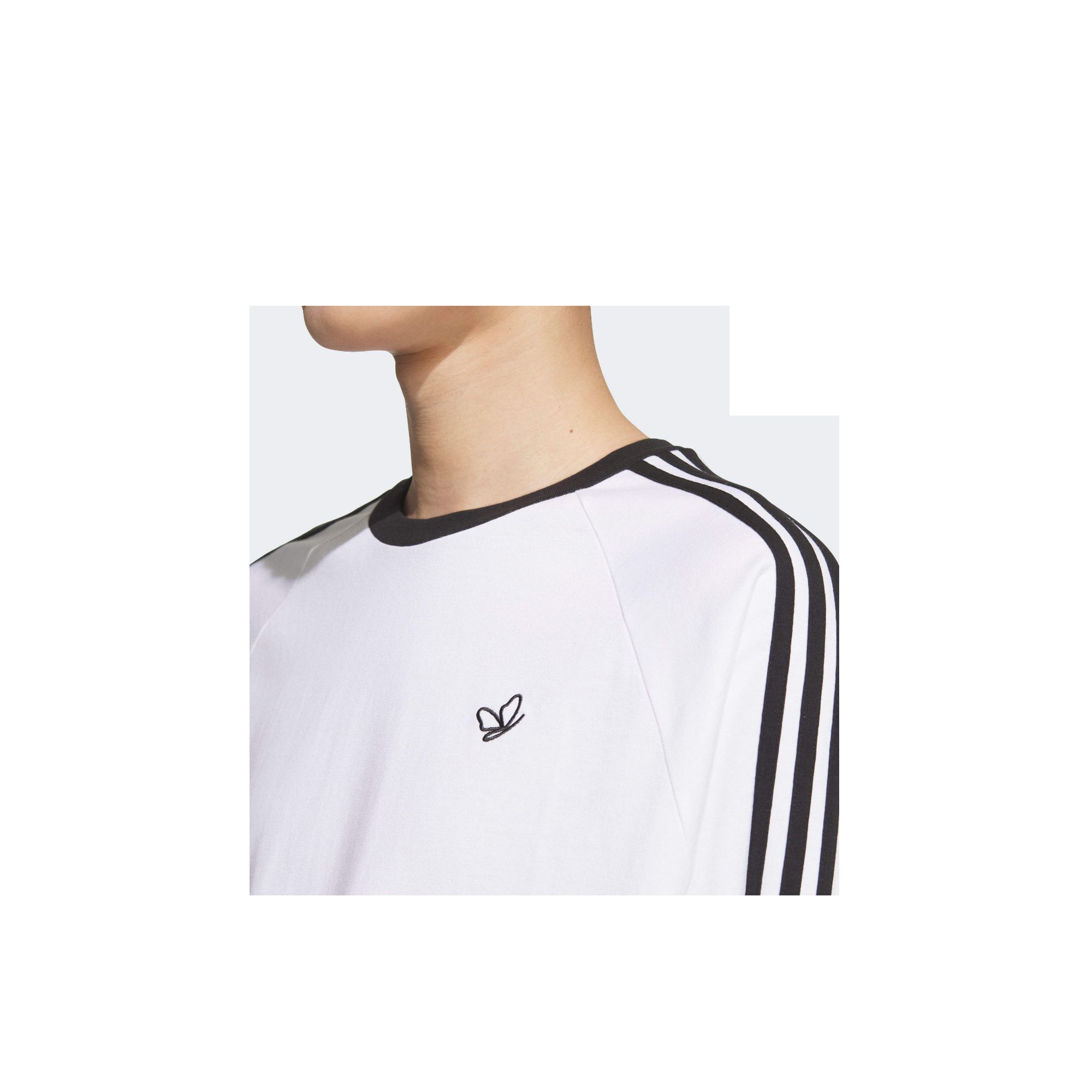 Adidas Originals 3-Stripes T-Shirts Men White