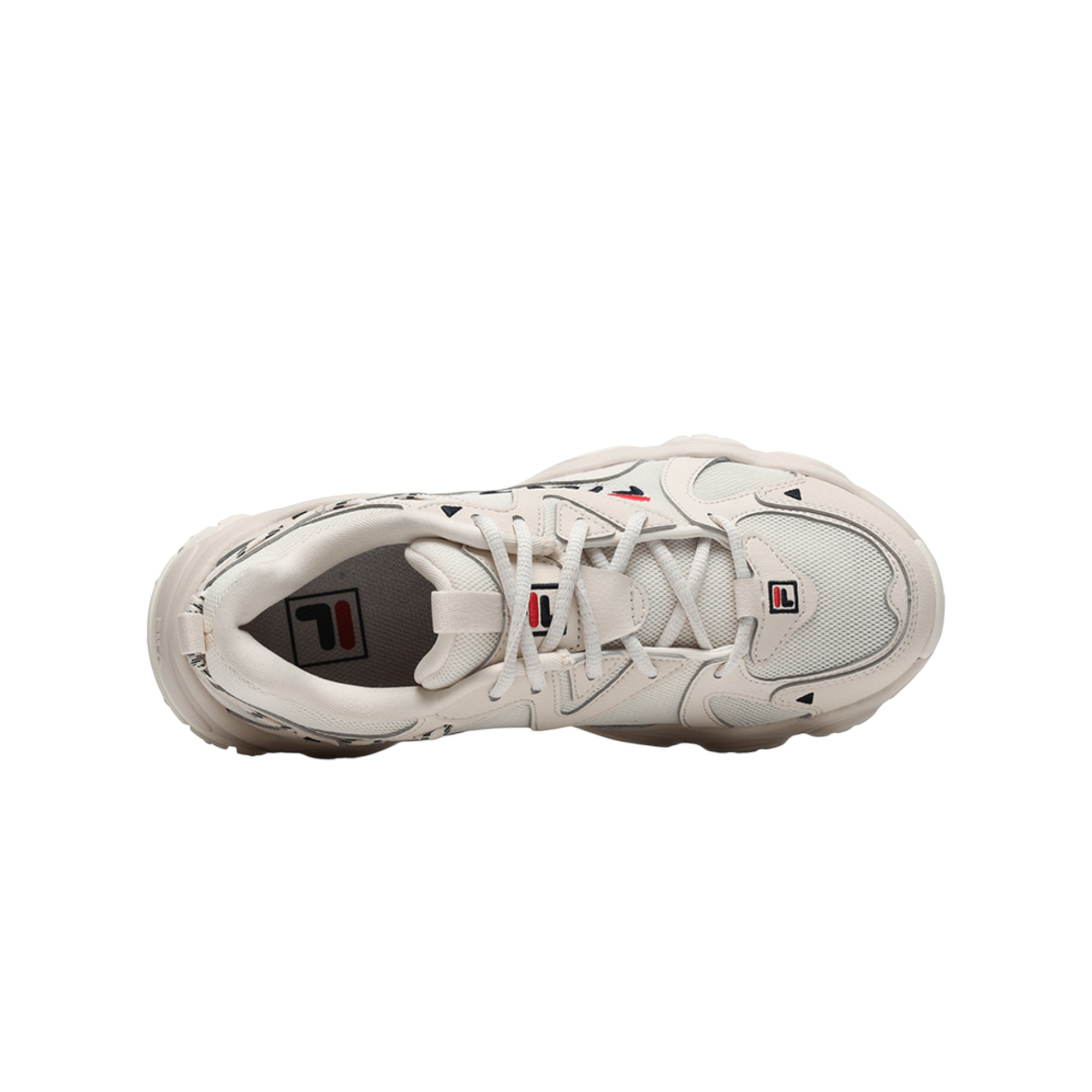 FILA Fluid 4 Casual Shoes Women's Low-Top Antique White/White Swan