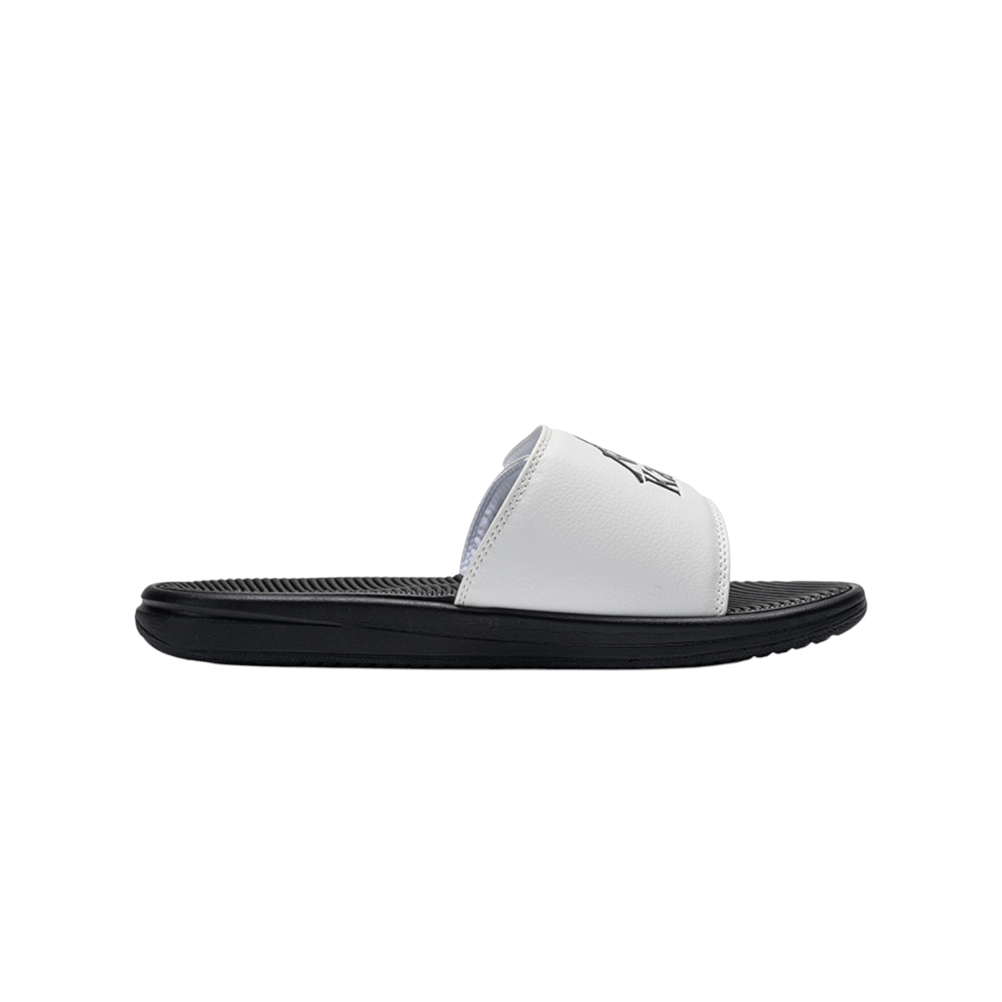 Kappa Slide Slippers Unisex White/Black