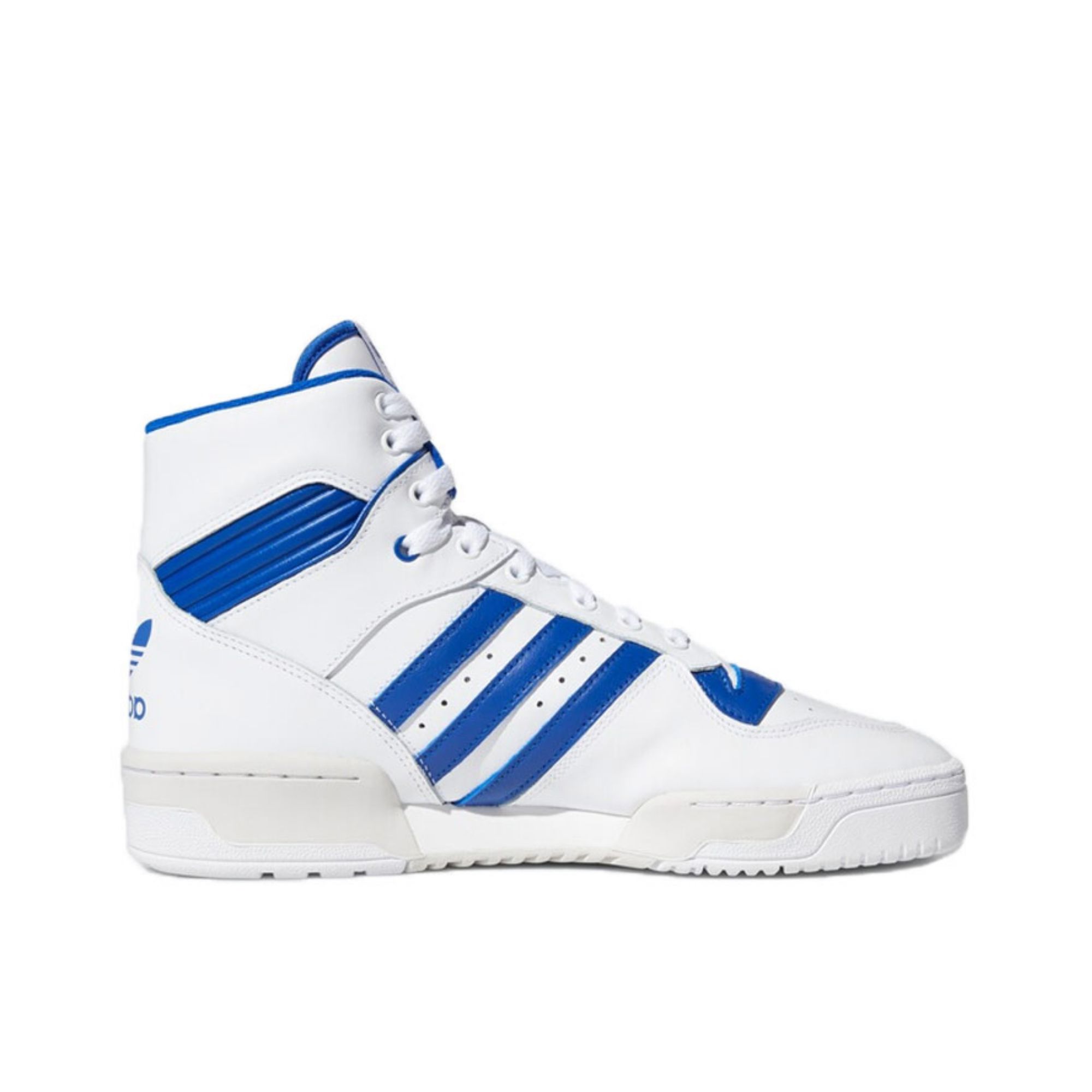 Adidas Originals Rivalry Skateboard Shoes Unisex High-Top White/Blue