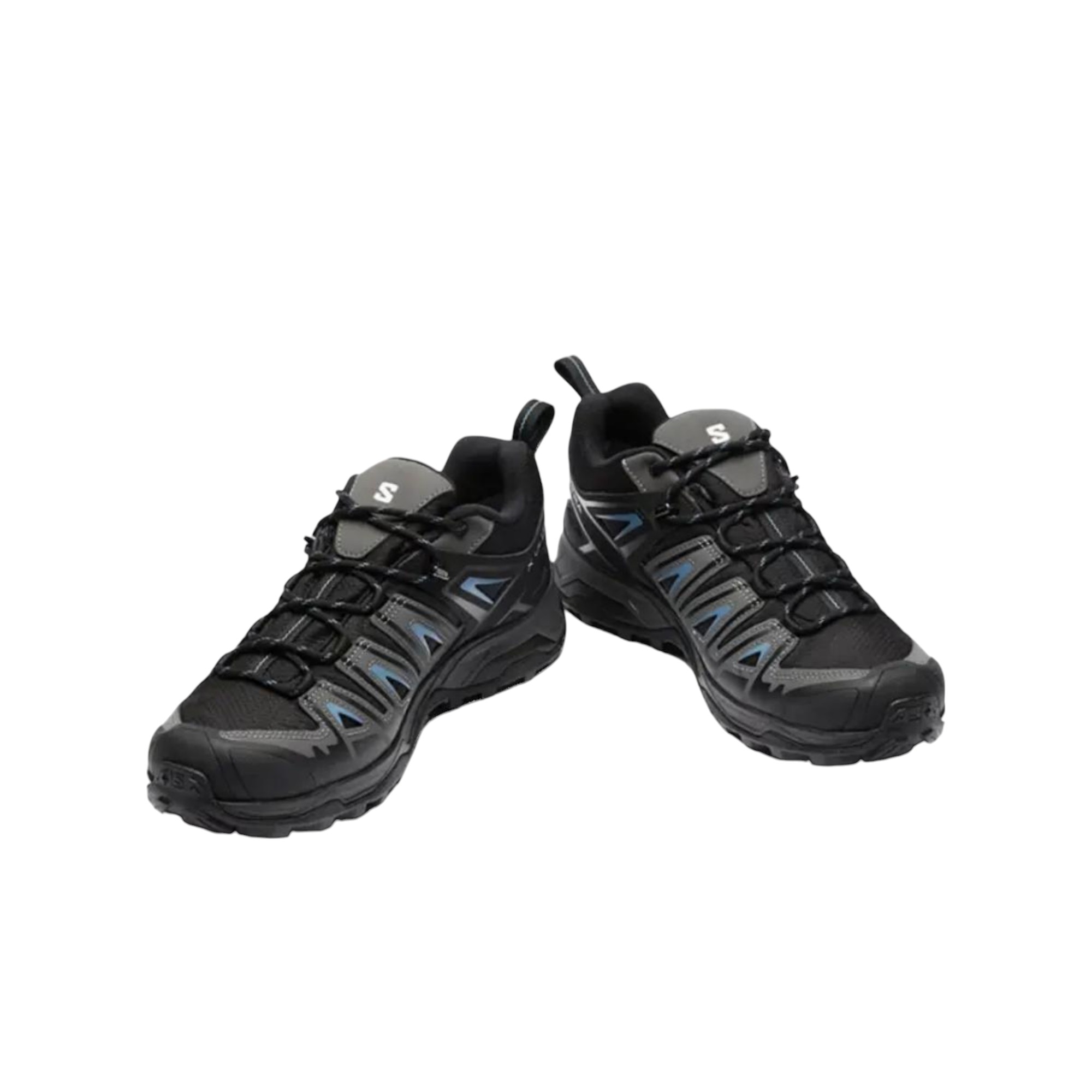 SALOMON X Ultra Pioneer Hiking / Trekking Shoes Men Low-Top Black/Blue