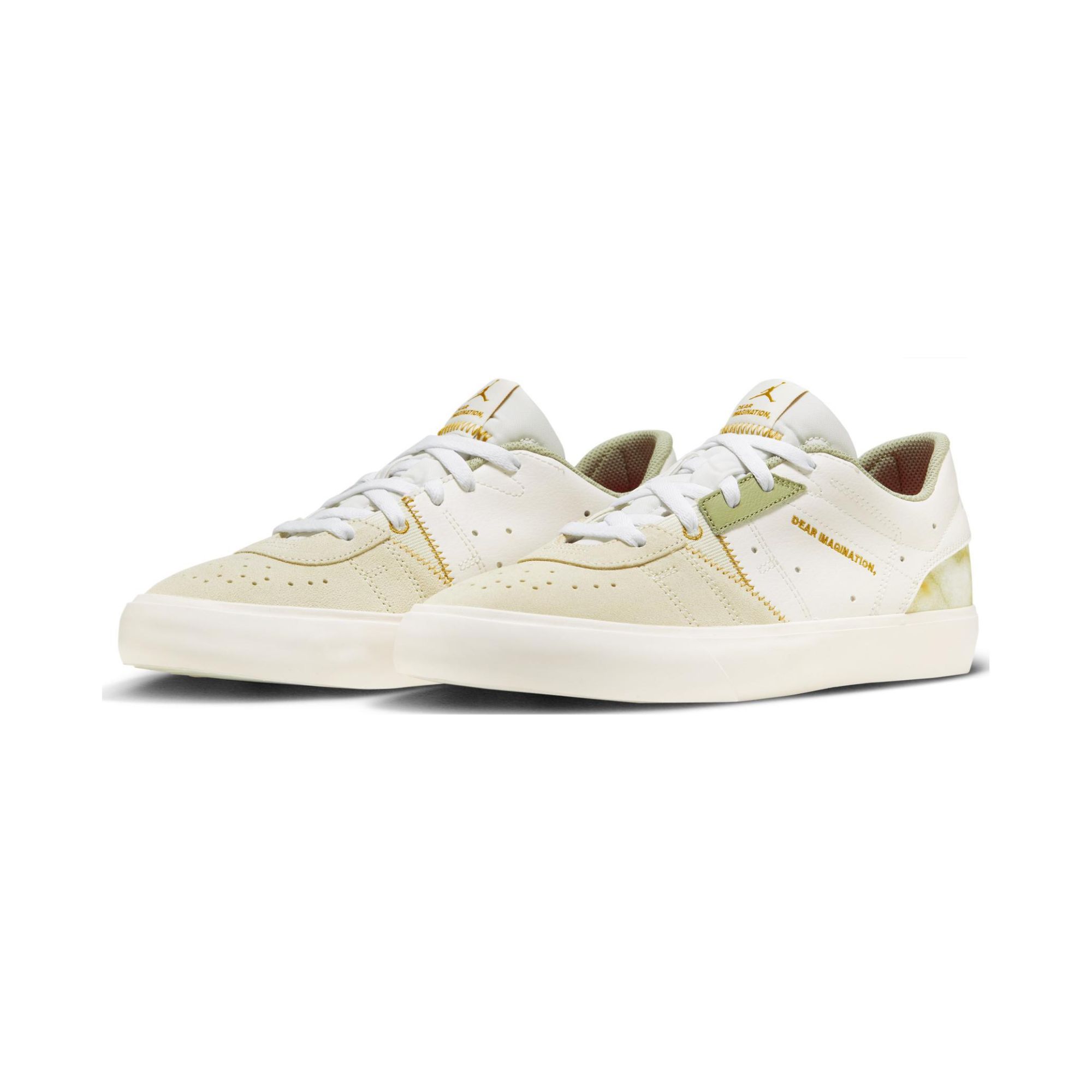 Jordan Series Skateboard Shoes Women's Low-Top Beige/White/Brown