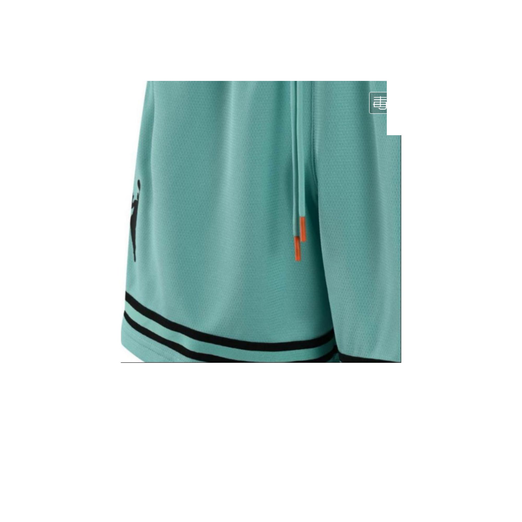 Nike Dri-Fit Wnba Striped Colorblock Quick-Dry Shorts 'Mint Green'