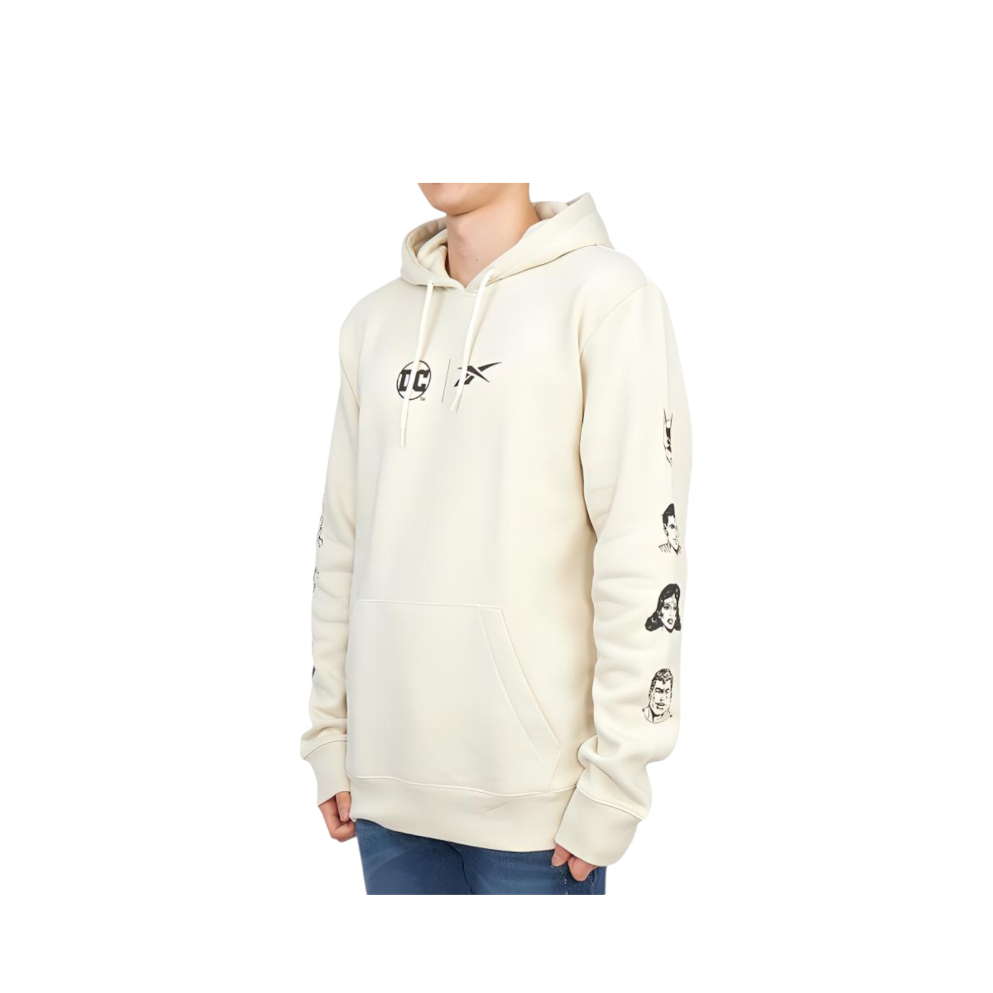 Reebok Sweatshirts Men Ivory White