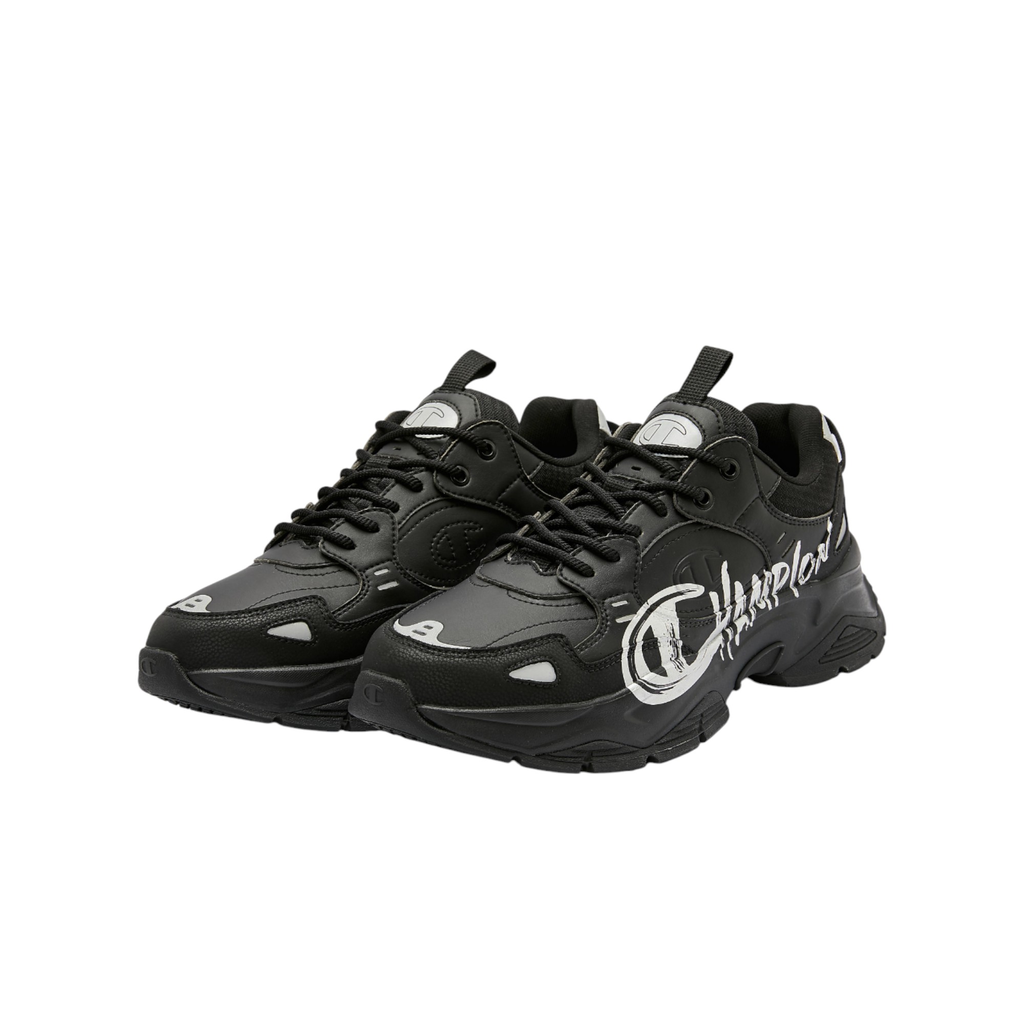 Champion Chunky Sneakers Men Low-Top Black