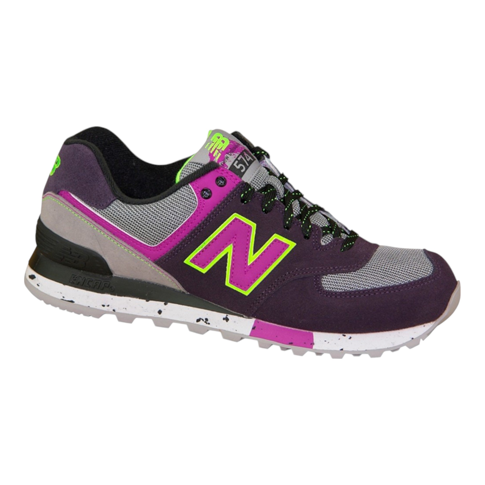 New Balance NB 574 Running Shoes Women's Low-Top Purple/Gray