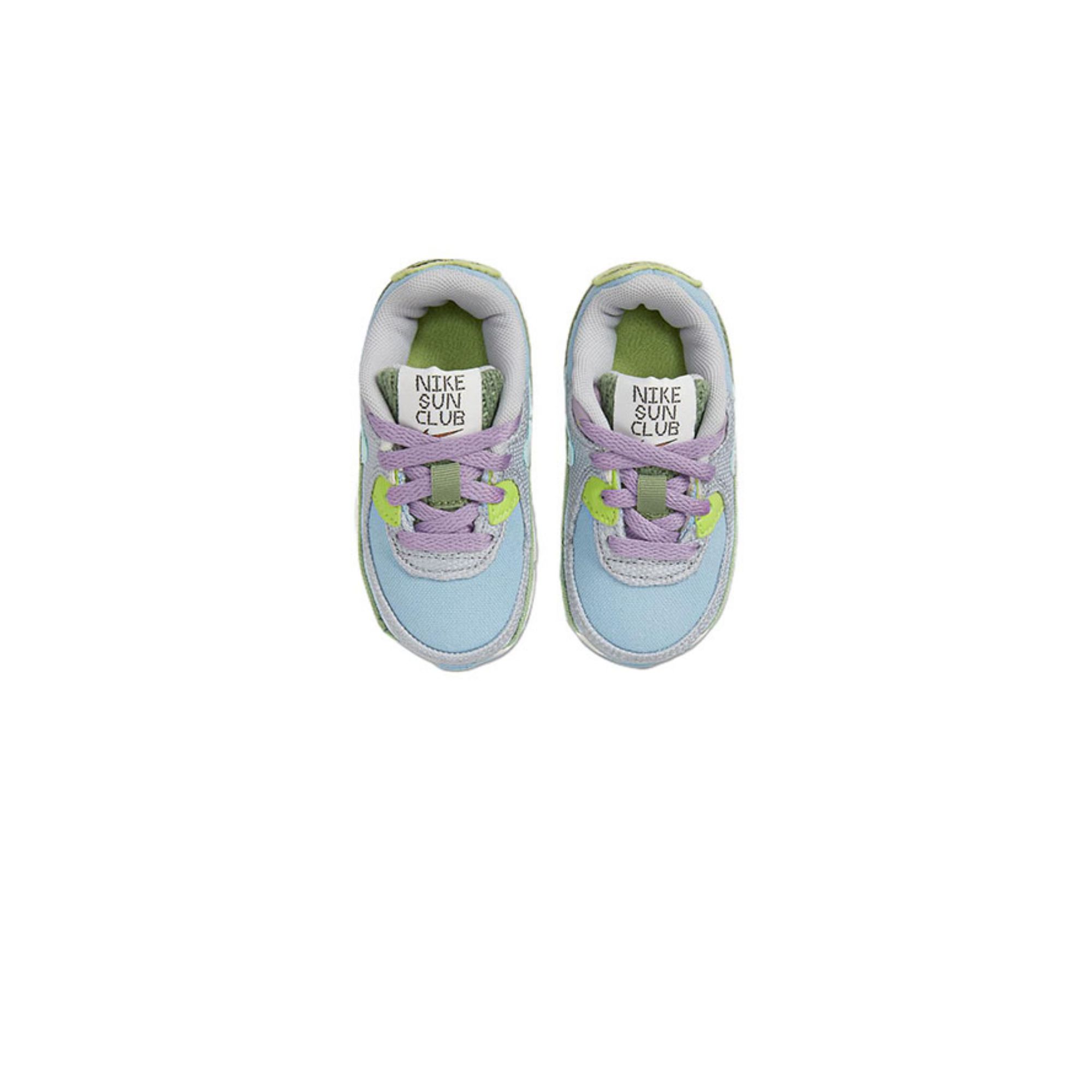 Nike Kids Air Max 90 SE "Sun Club - Worn Blue Treeline" Sneakers