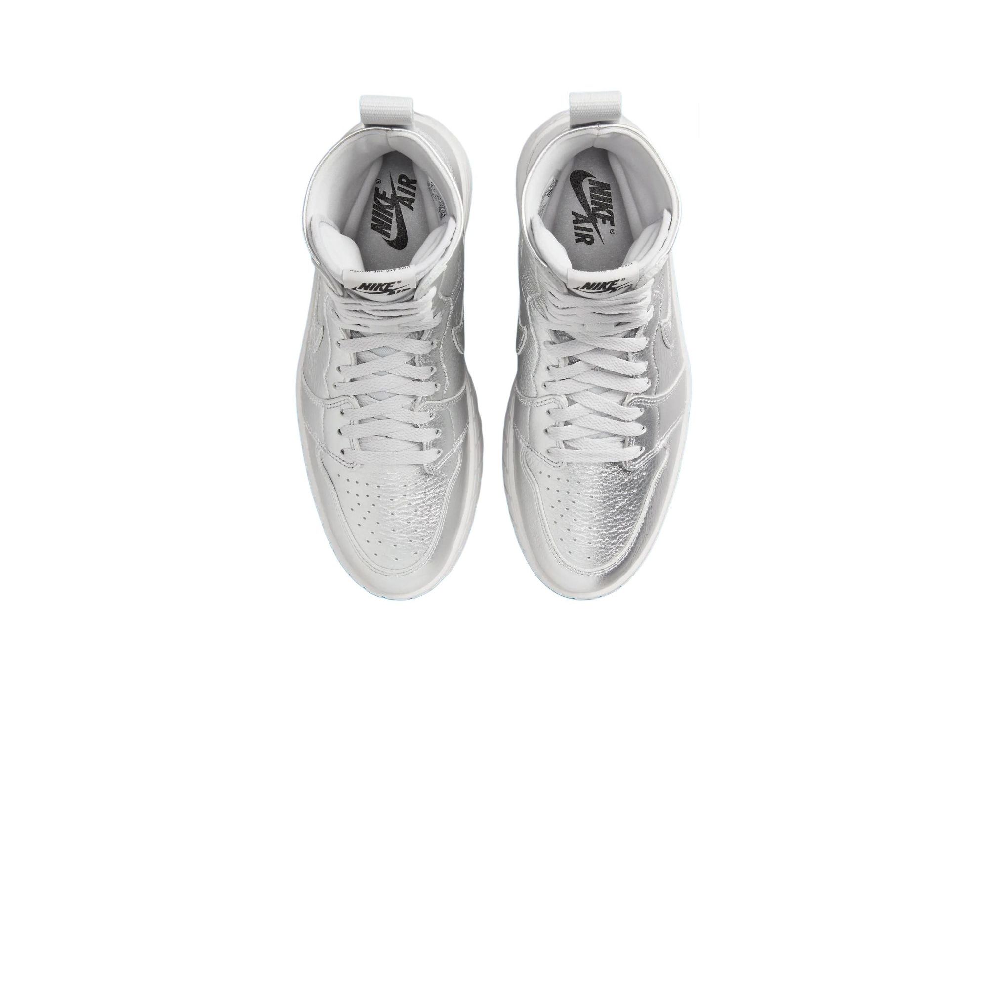 Air Jordan 1 Ankle Boots Women's Silver