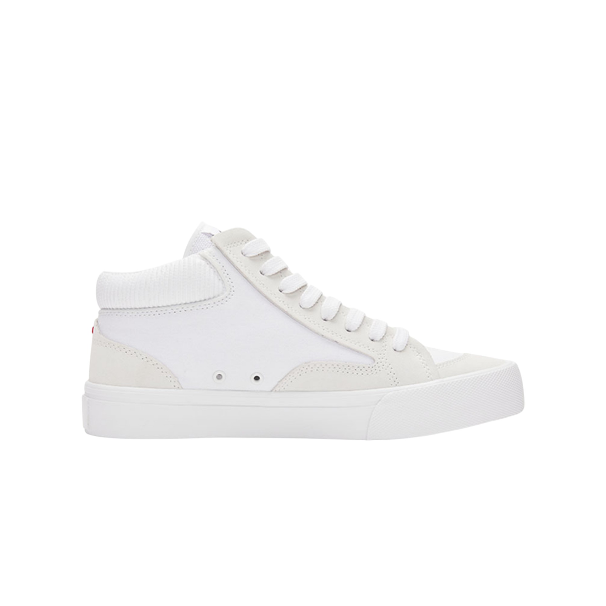 Champion Campus Skateboard Shoes Men High-Top Champion White/Champion Red