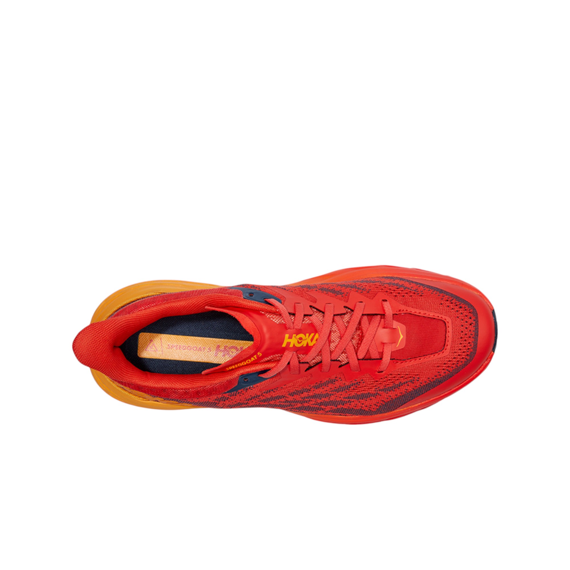 HOKA ONE ONE Speedgoat 5 Fiesta Red Radiant Yellow