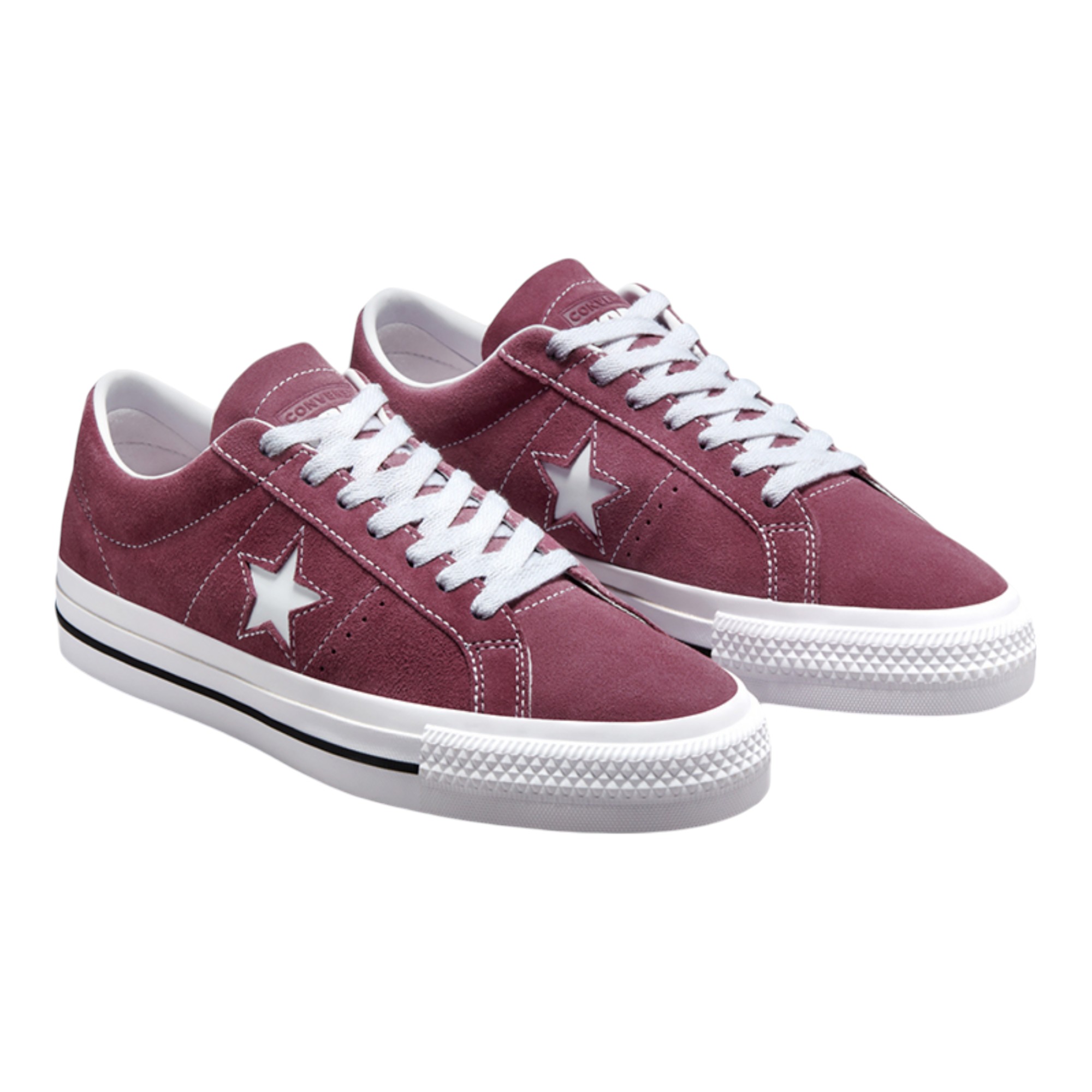 Converse One Star Skateboard Shoes Unisex Low-Top Rose Red