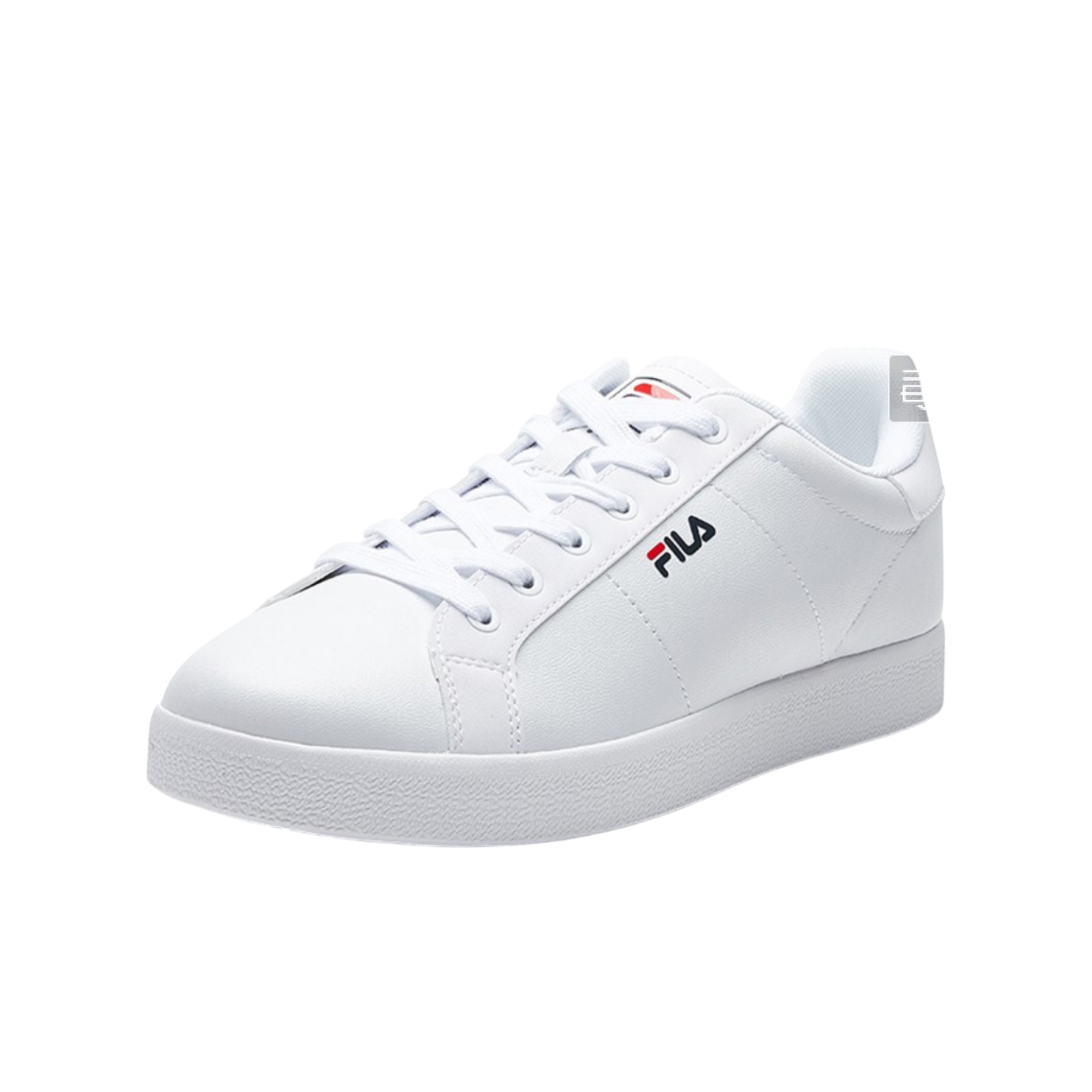 FILA FUSION Triple White Skateboard Shoes Men Low-Top Group White