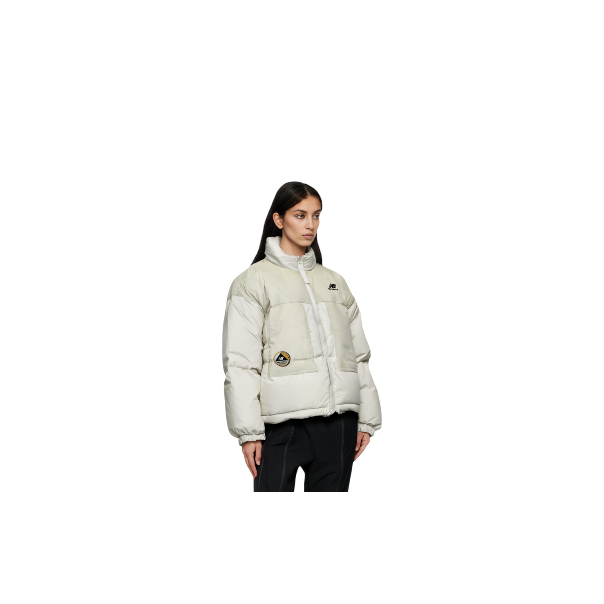 New Balance Down Jackets Women's Apricot Cream