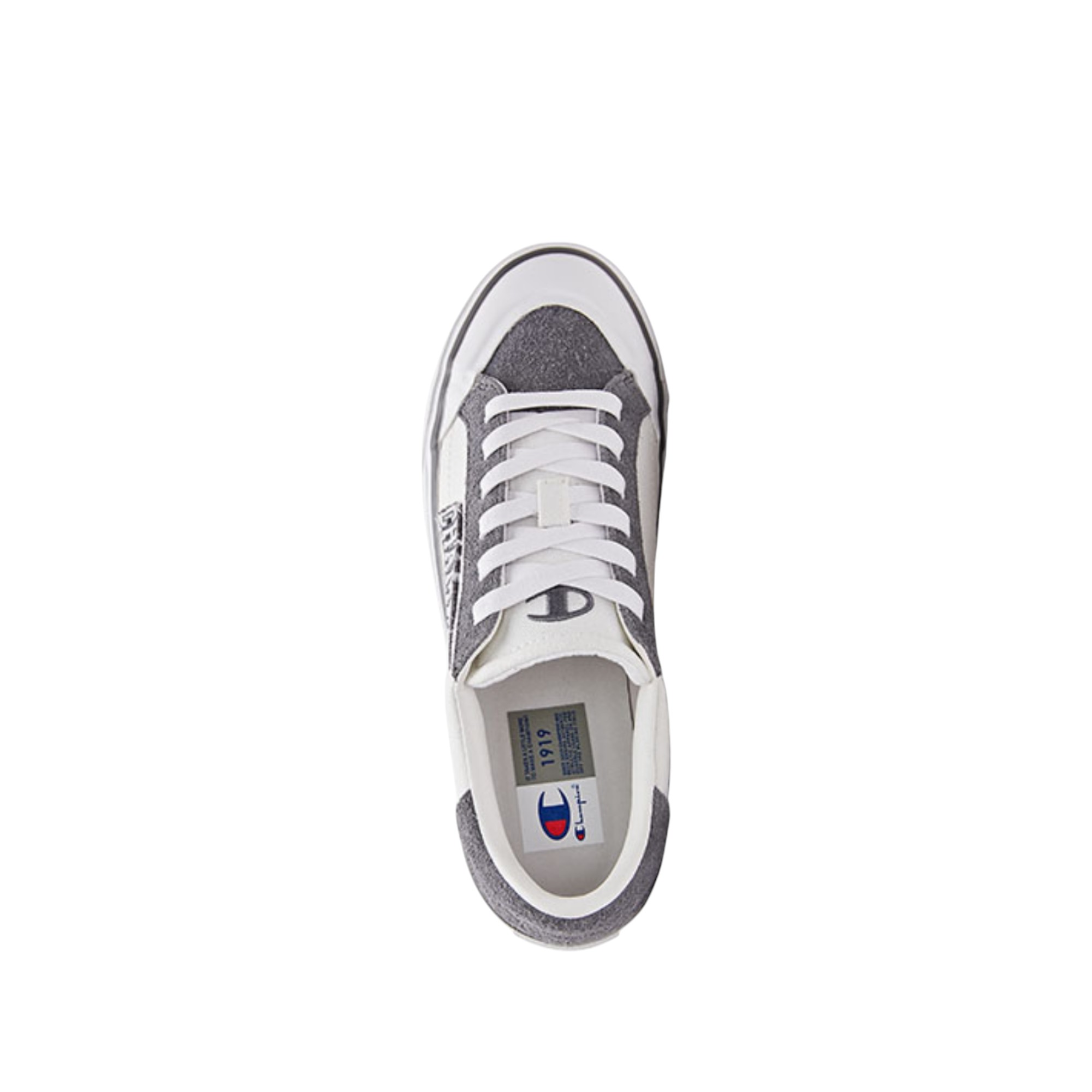 Champion Campus Star 1.0 Skateboard Shoes Men Low-Top Smoke Gray/Lily White