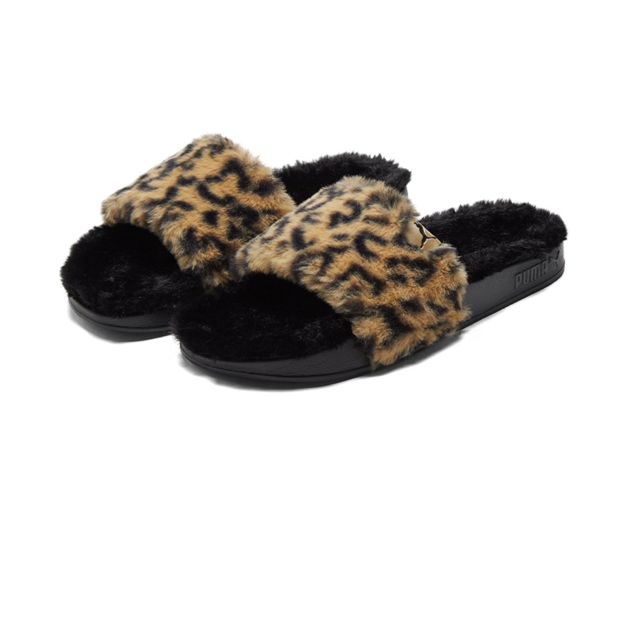 PUMA Leadcat 2.0 Slide Slippers Women's Black/Yellow