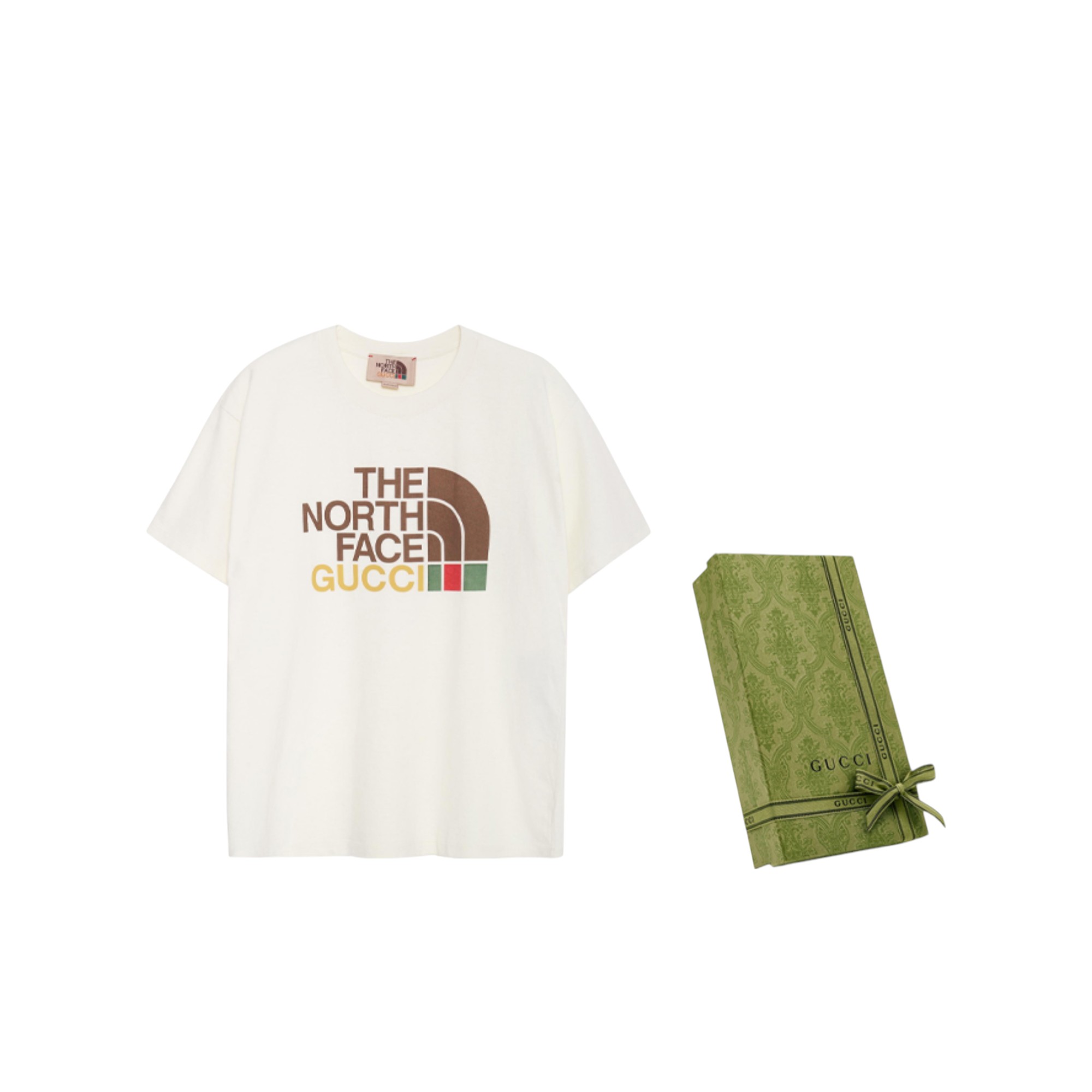 The North Face GUCCI X The North Face T-Shirts Men Ivory White