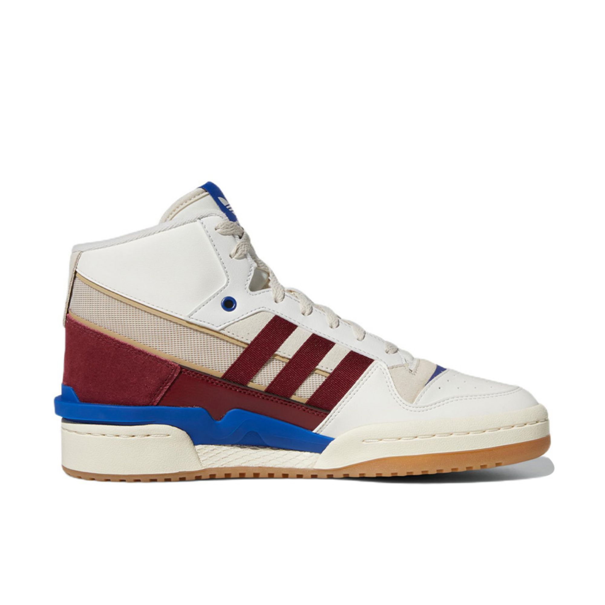 Adidas Originals FORUM Skateboard Shoes Unisex Mid-Top White/Red/Blue