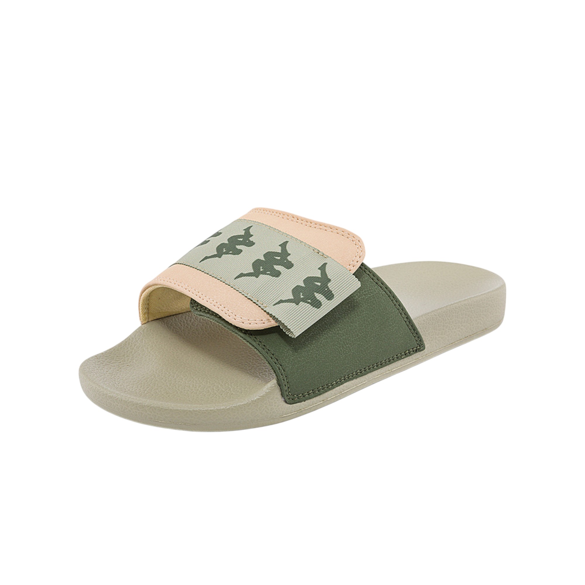 Kappa Slide Slippers Unisex Green/Brown