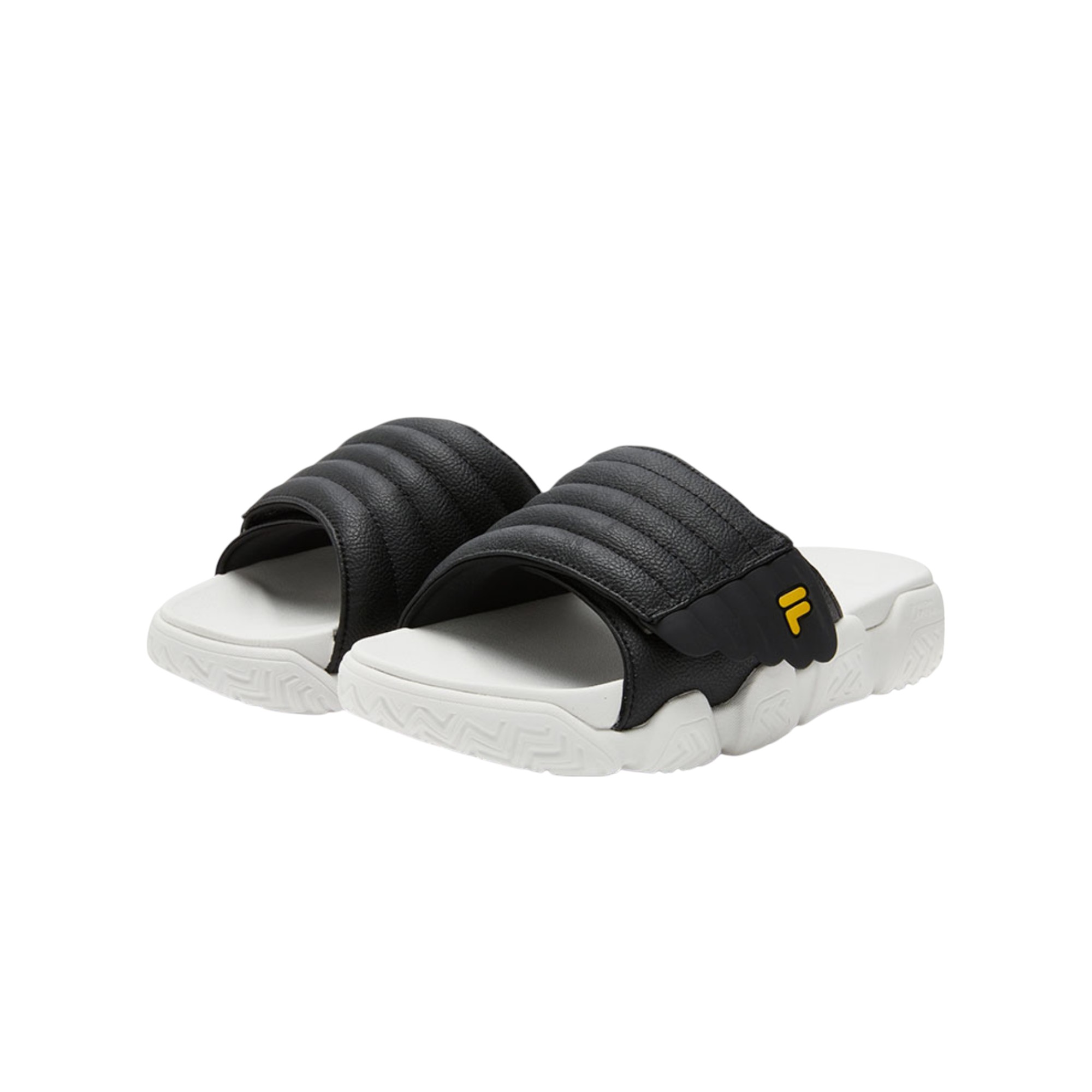 FILA FUSION BARRICADE Bread Slippers Slide Slippers Women's Black/White