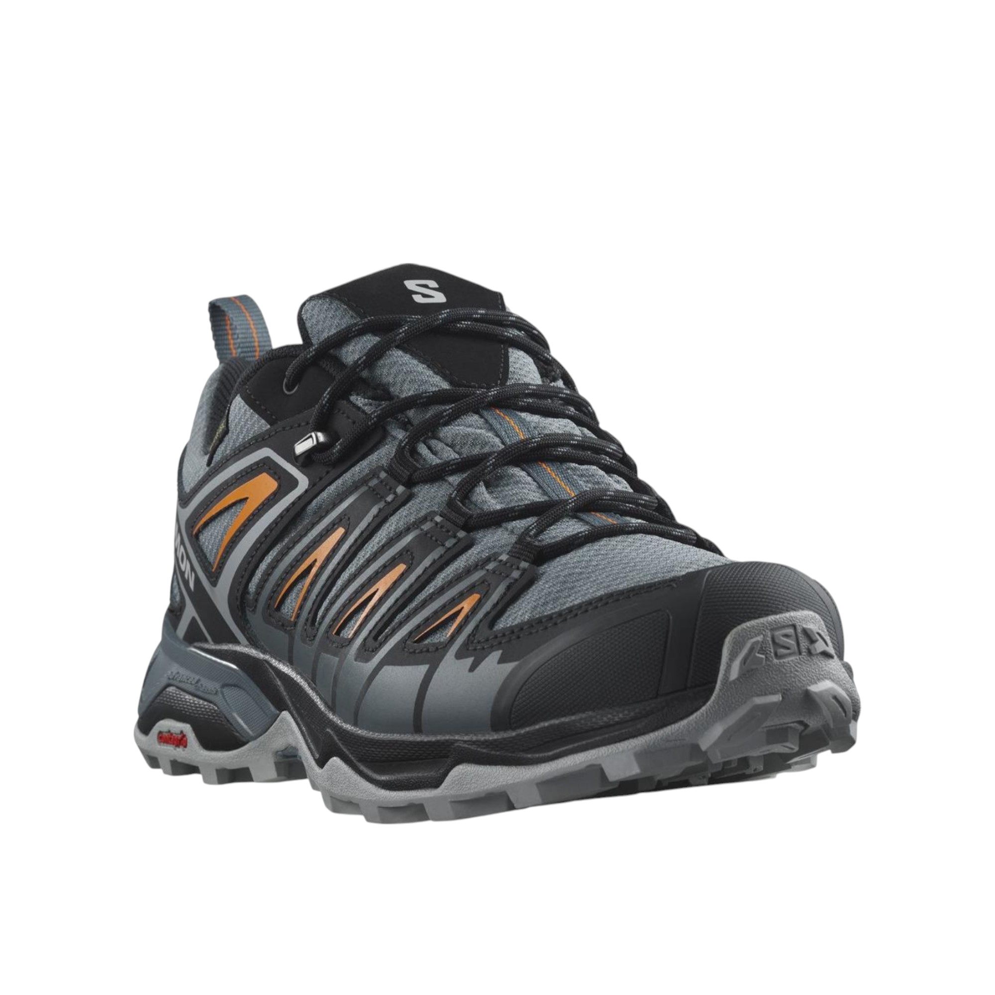 SALOMON X Ultra Pioneer Hiking / Trekking Shoes Men Low-Top Gray Black