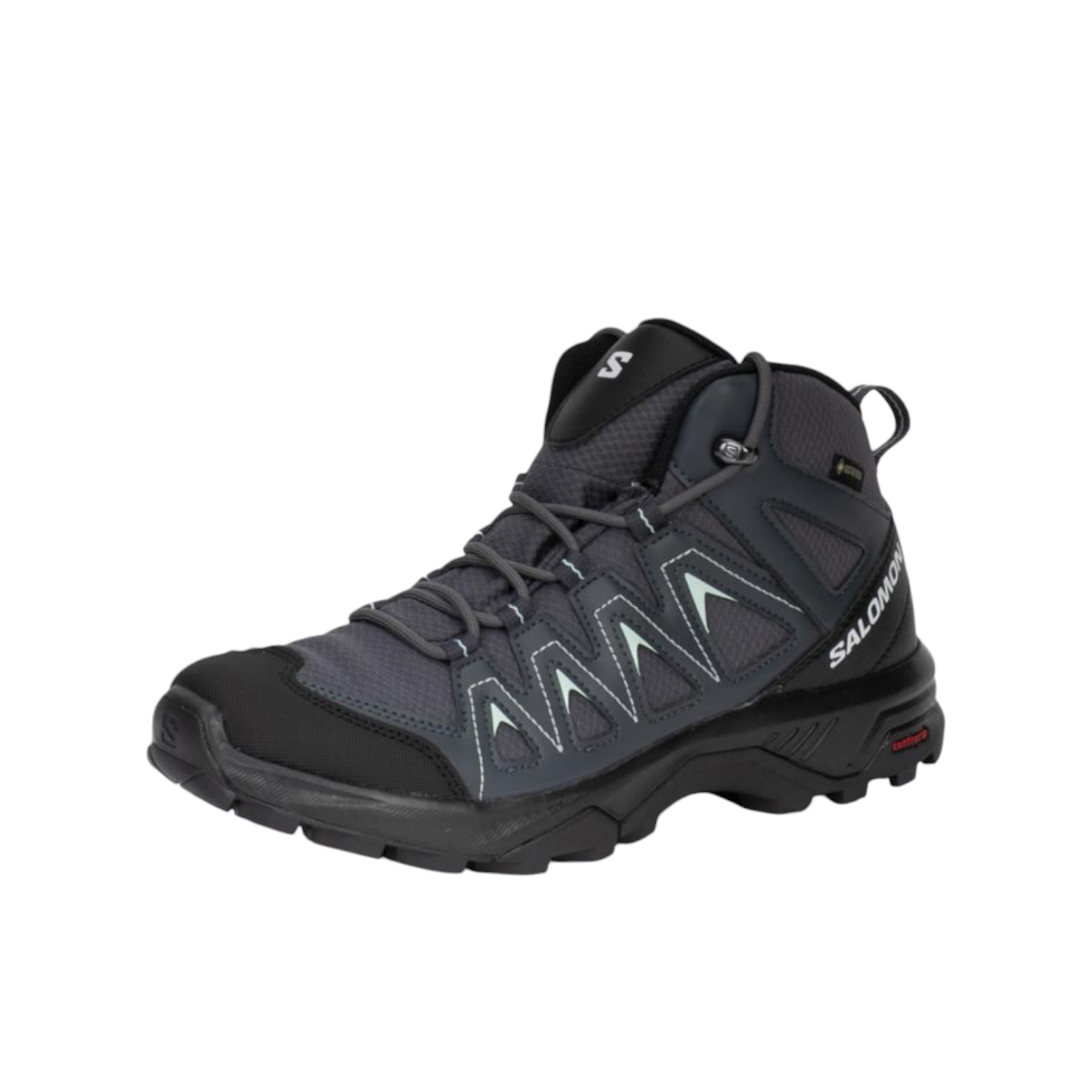 SALOMON X Braze Hiking / Trekking Shoes Women's Mid-Top Ebony Black