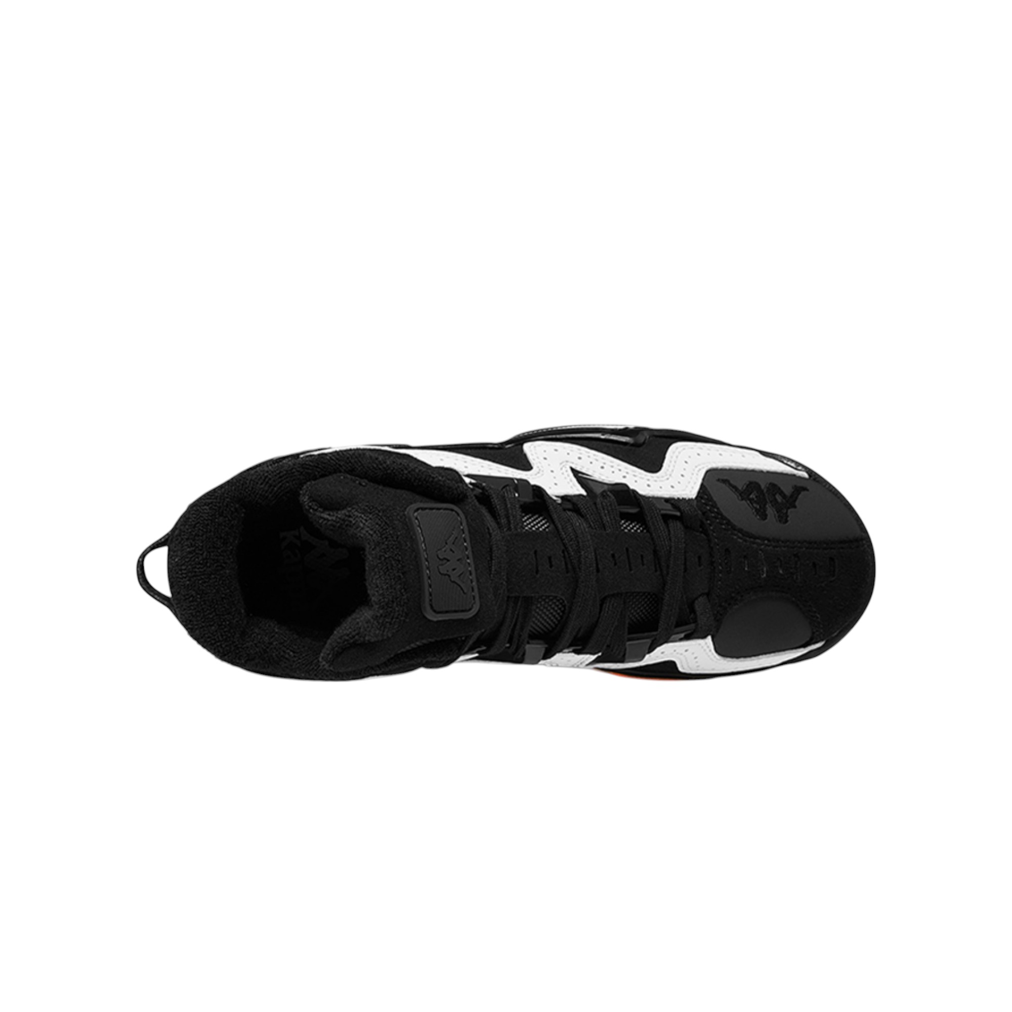 Kappa Vintage Basketball Shoes Unisex Mid-Top Black/White