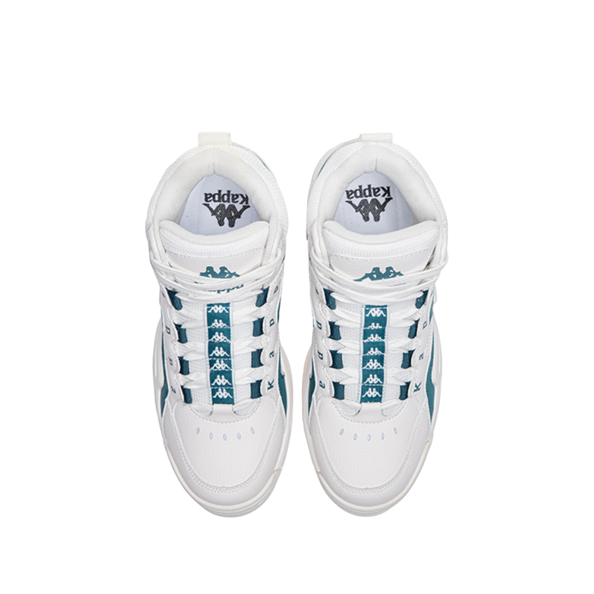 Kappa Skateboard Shoes Women's High-Top White