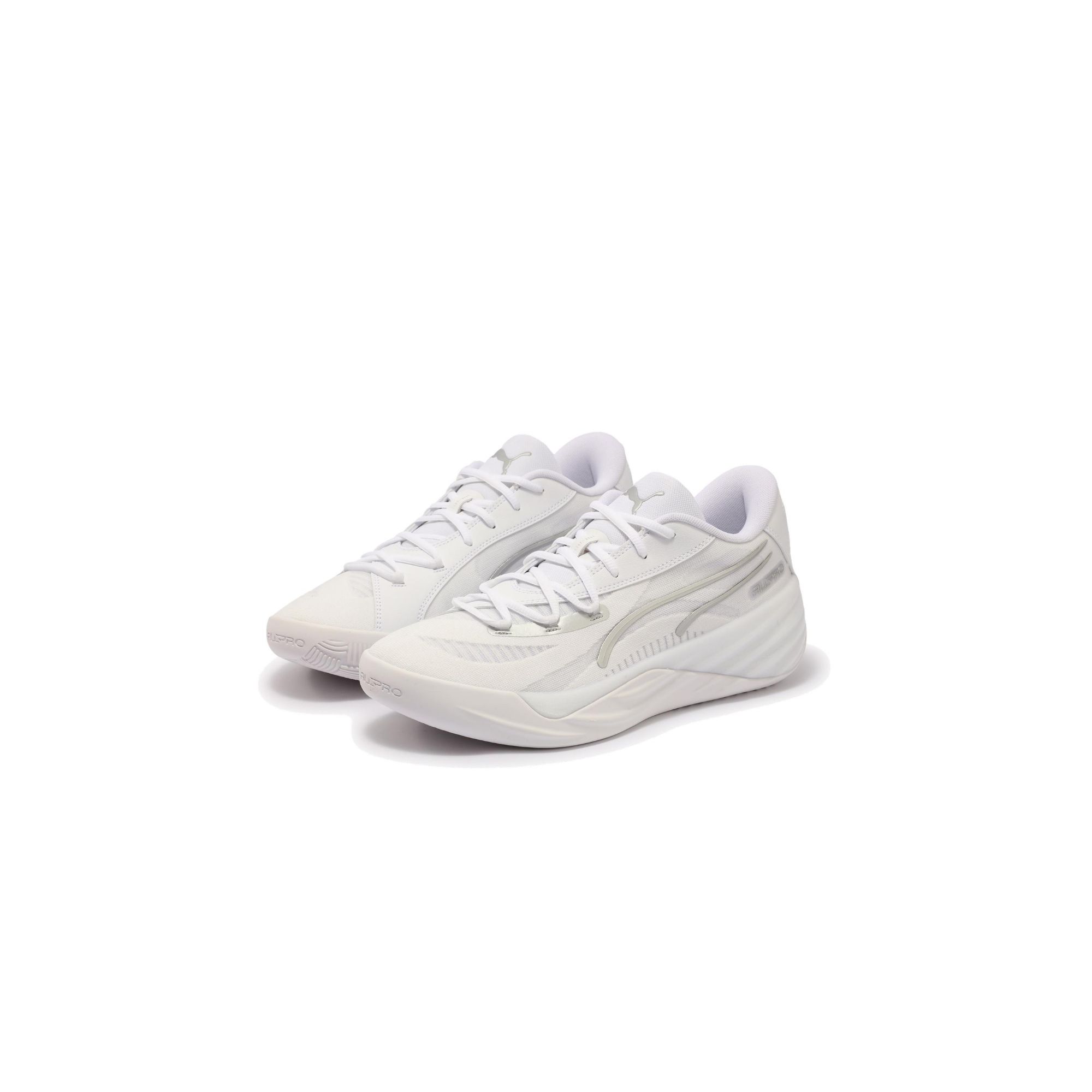 PUMA All-Pro Nitro Basketball Shoes Unisex Low-top White