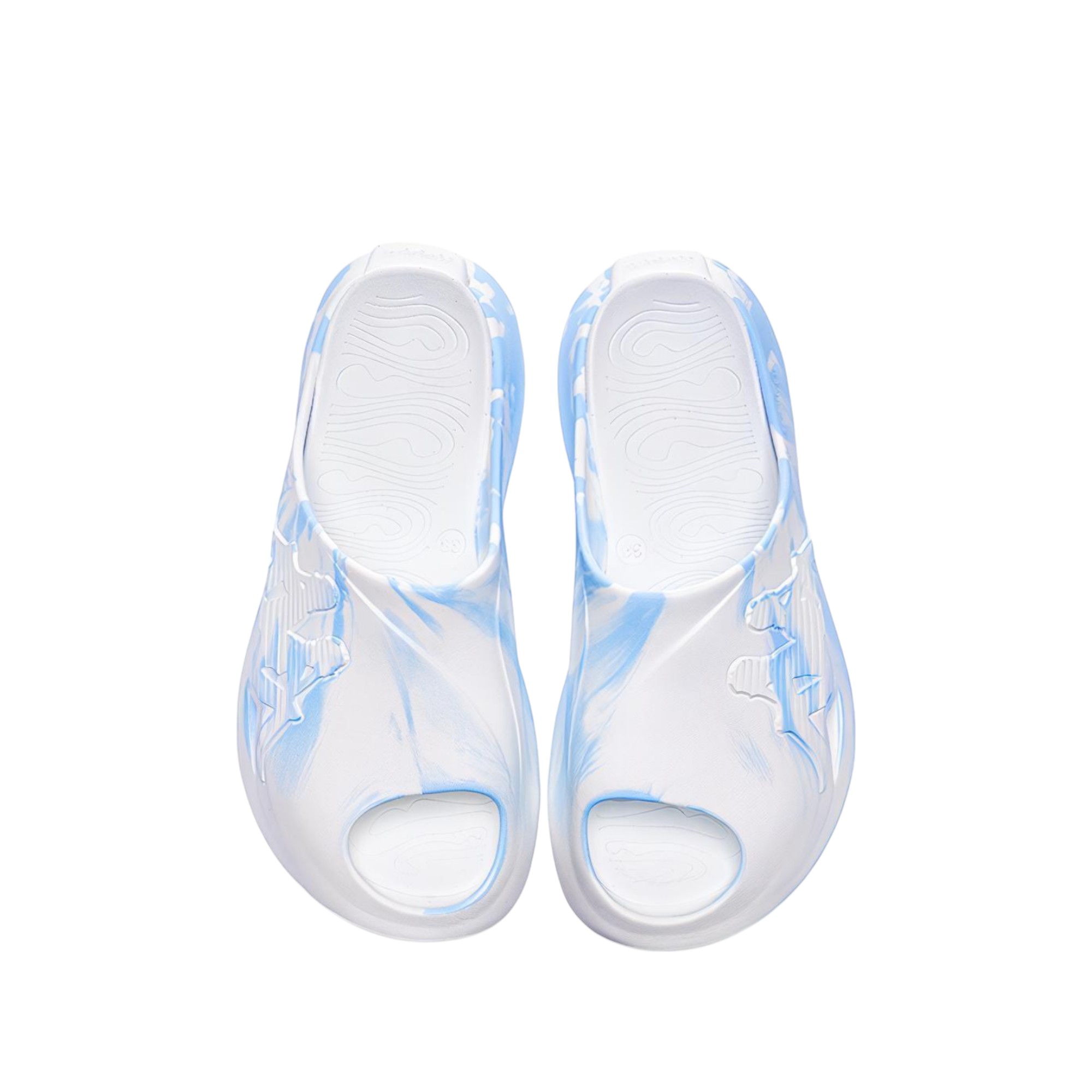 Kappa Slide Slippers Unisex White/Blue