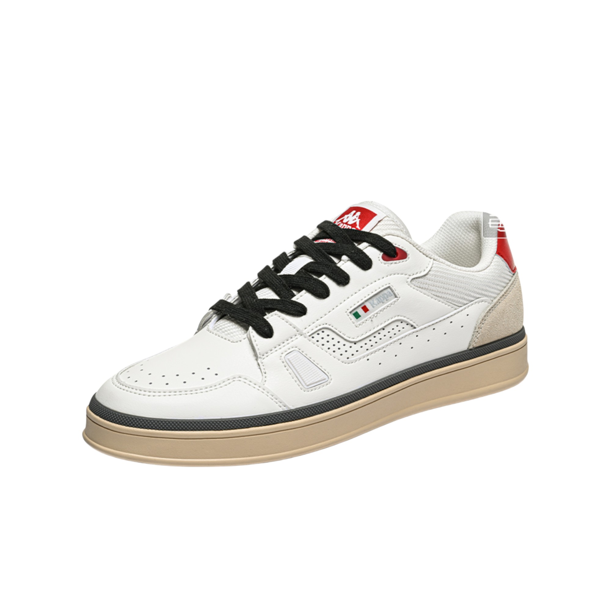 Kappa Skateboard Shoes Men Low-Top Gray/Red