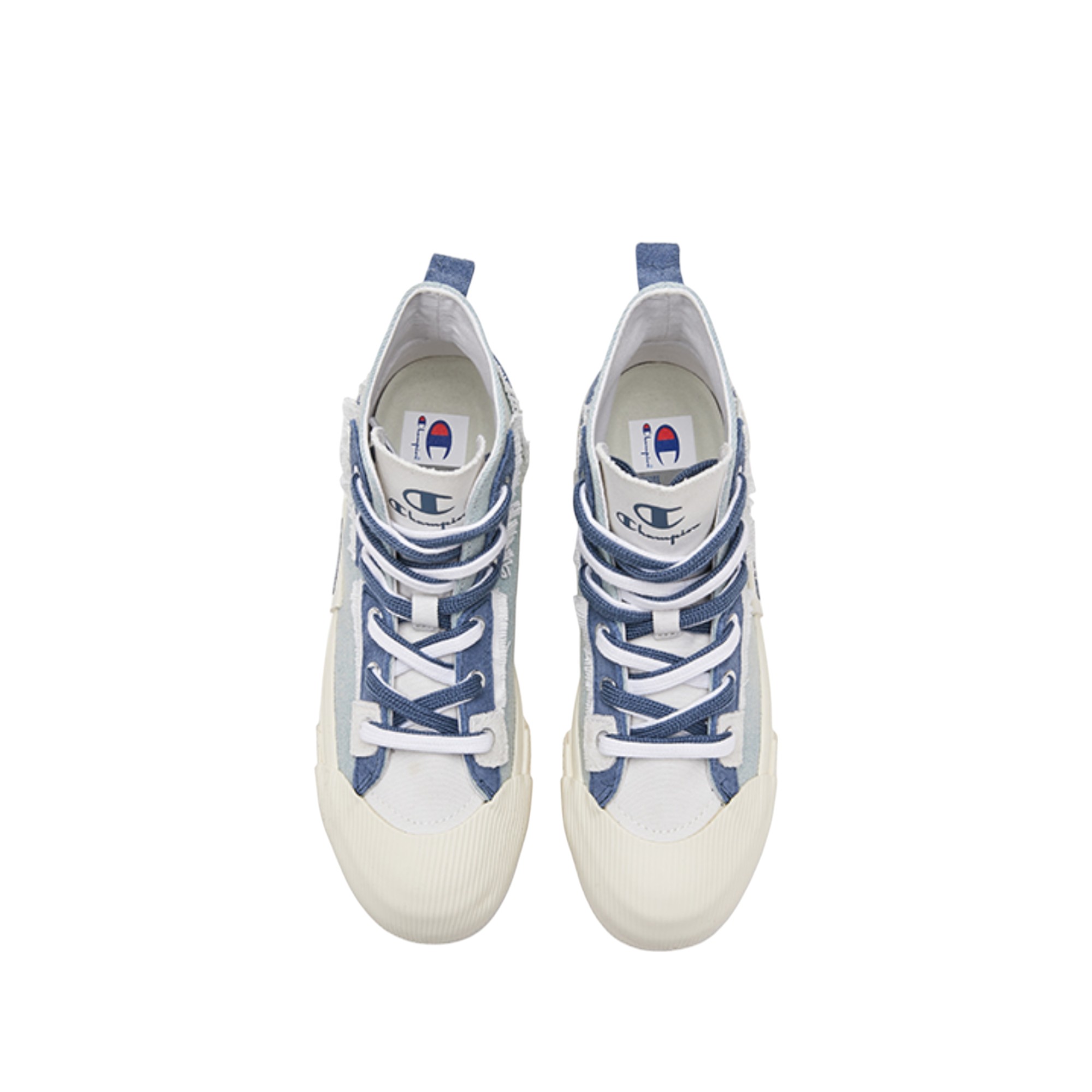 Champion Campus Canvas Shoes Men High-Top Blue