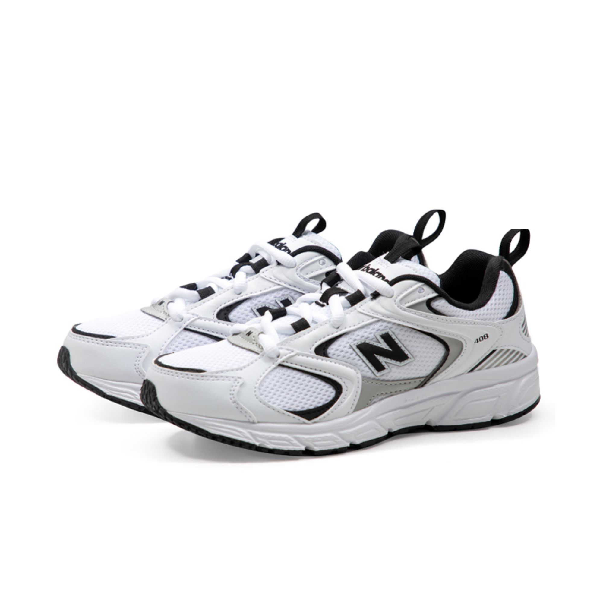 New Balance 408 Running Shoes Unisex Low-top White/Black