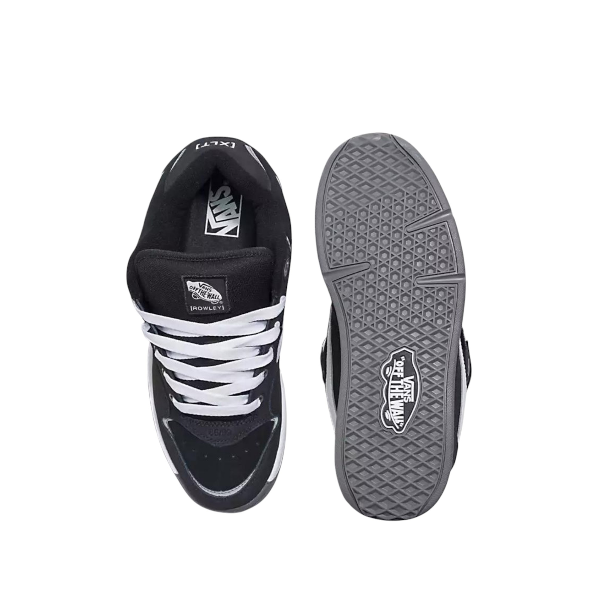 Vans Rowley Skateboard Shoes Unisex Low-Top Black/White