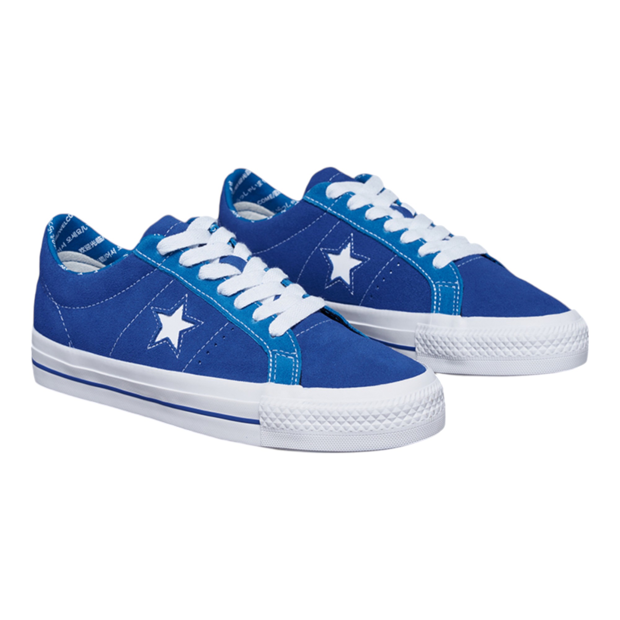 Converse One Star Skateboard Shoes Unisex Low-Top Ocean Blue