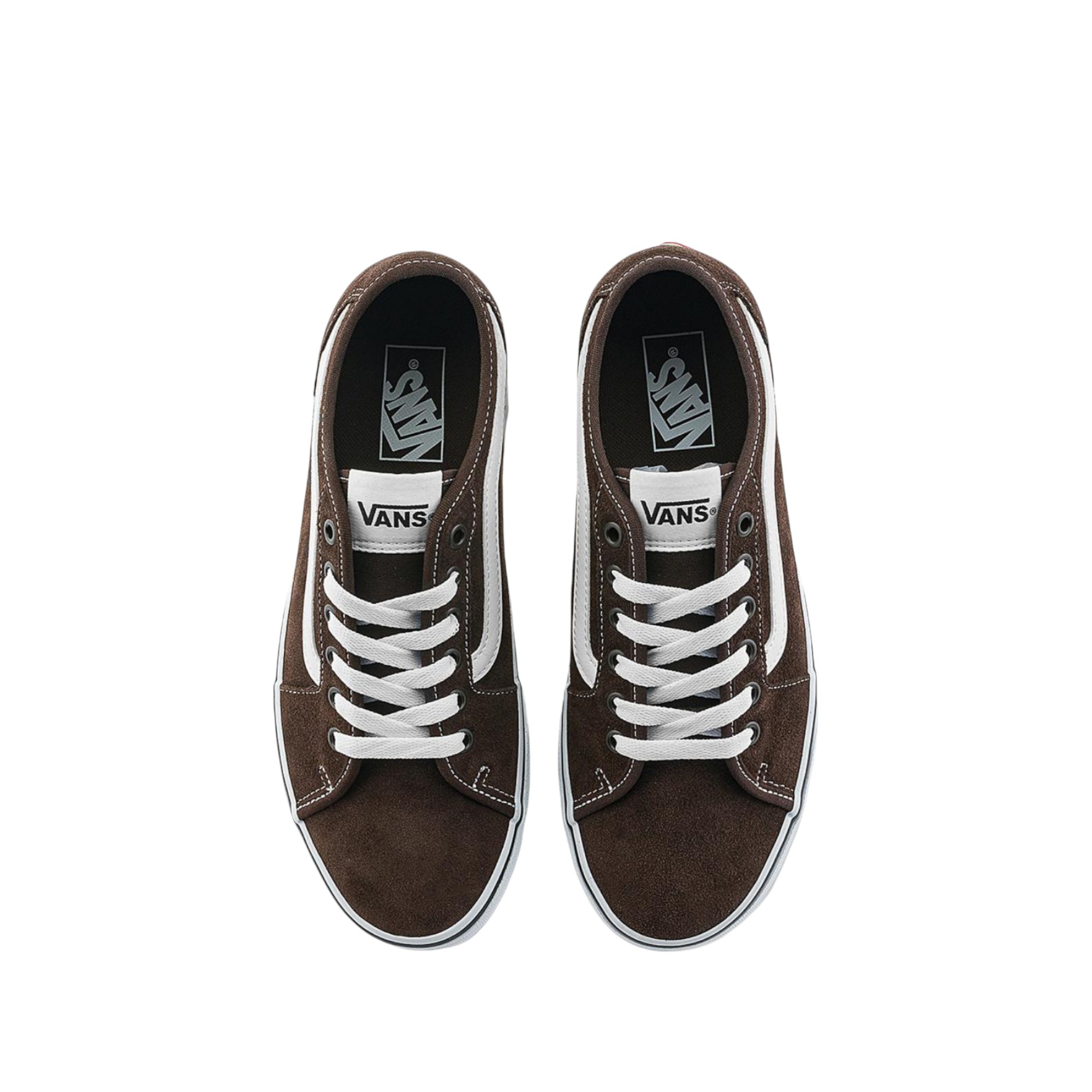 Vans Filmore Skateboard Shoes Men Low-Top Coffee