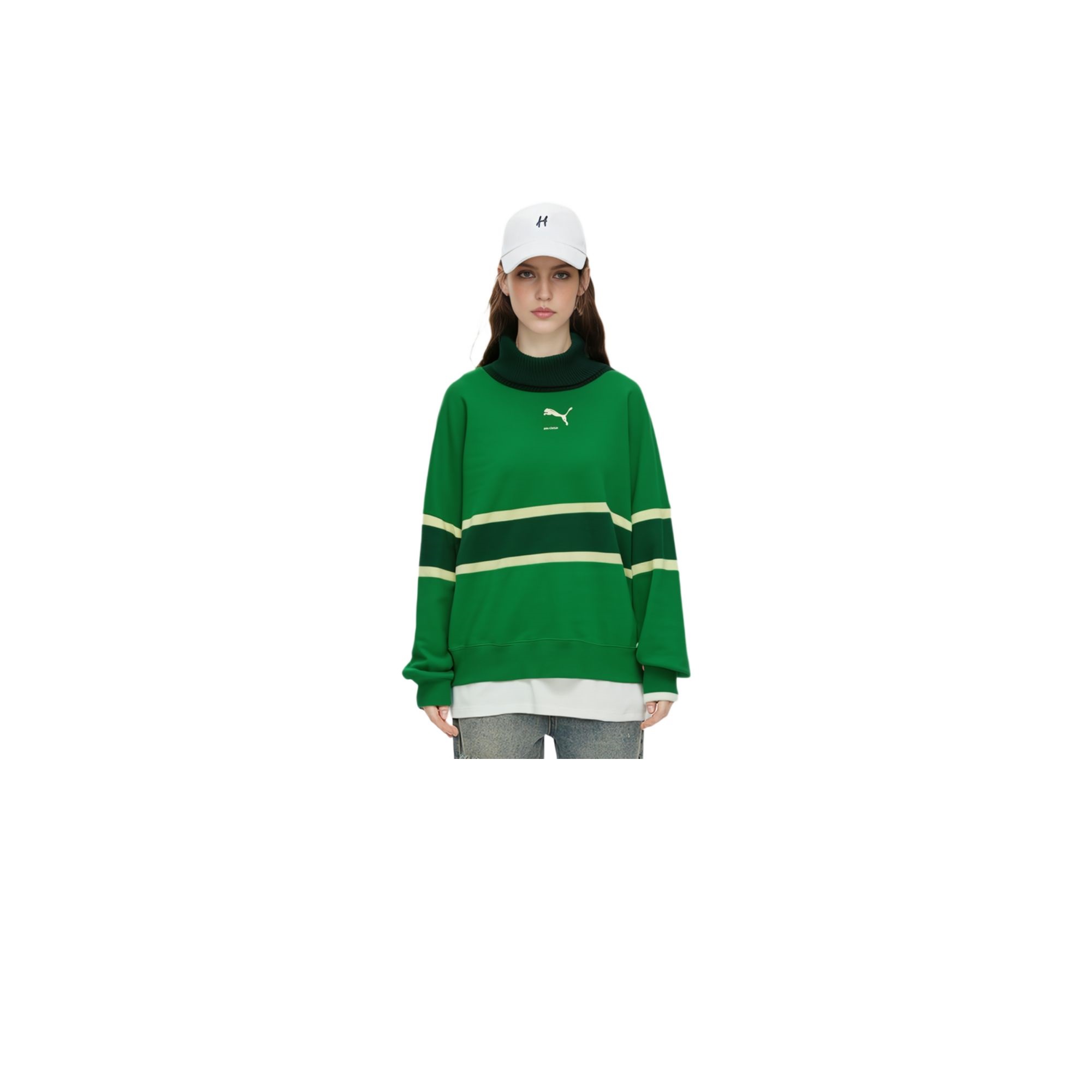 PUMA Sweaters Women's Green