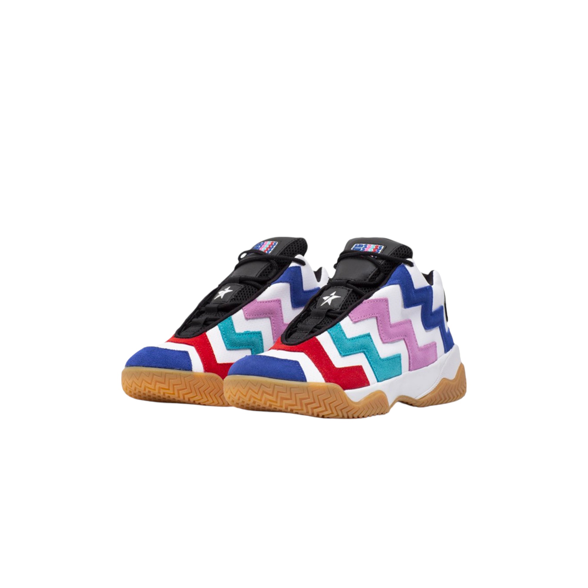 Vltg Converse Mid 'White Multi-Color' Women's