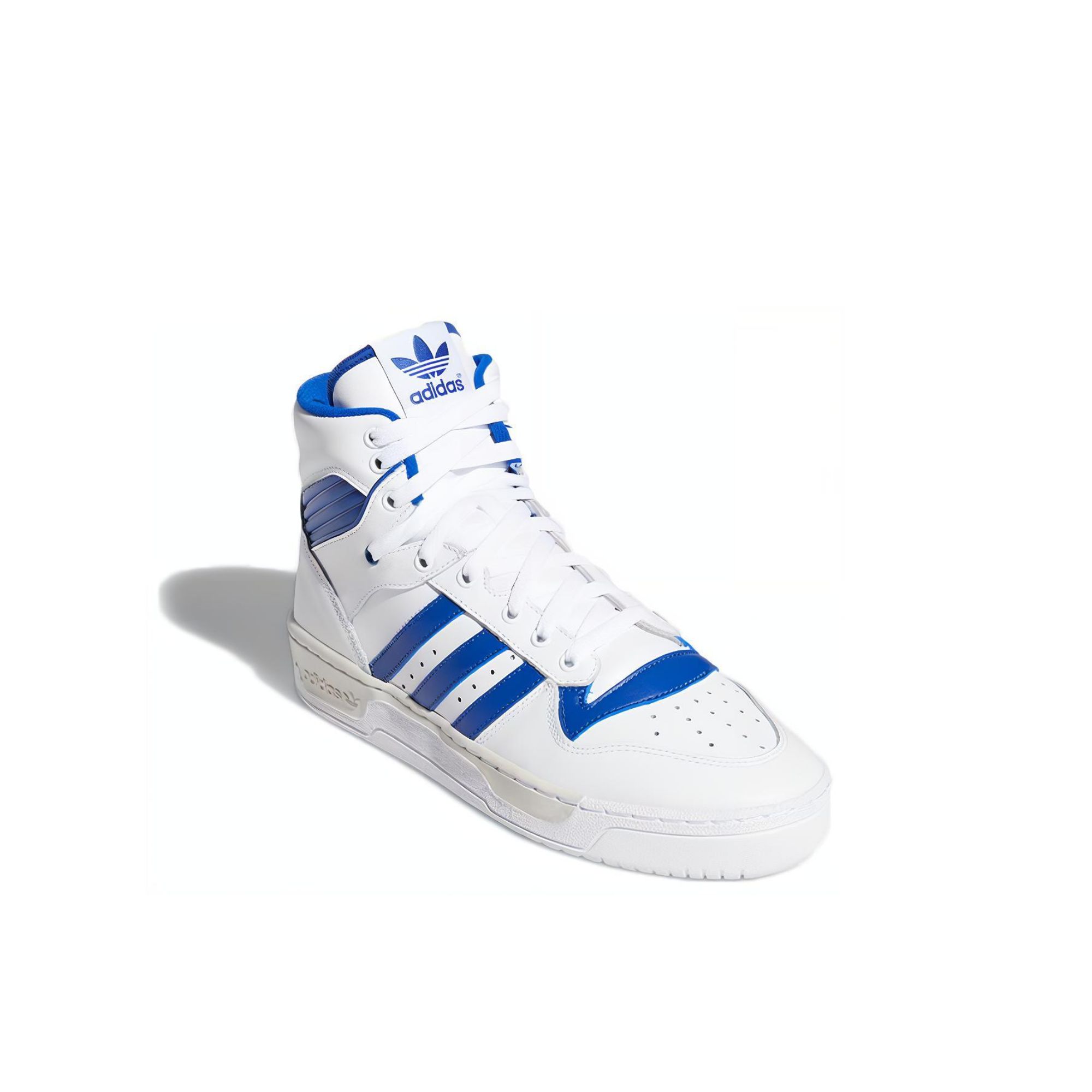 Adidas Originals Rivalry Skateboard Shoes Unisex High-Top White/Blue